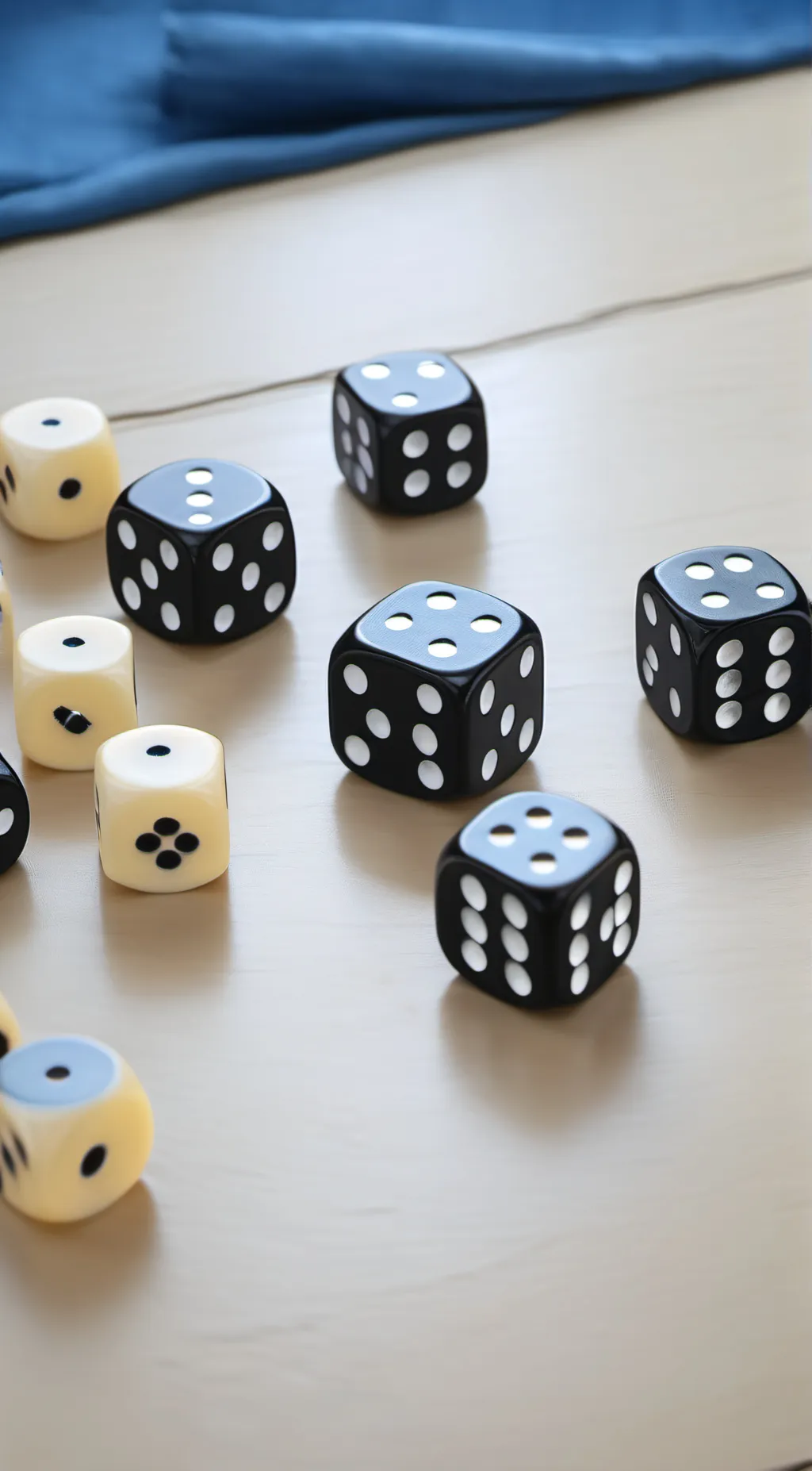 ai character: dice ⚀️⚁️⚂️⚃️⚄️⚅️! background