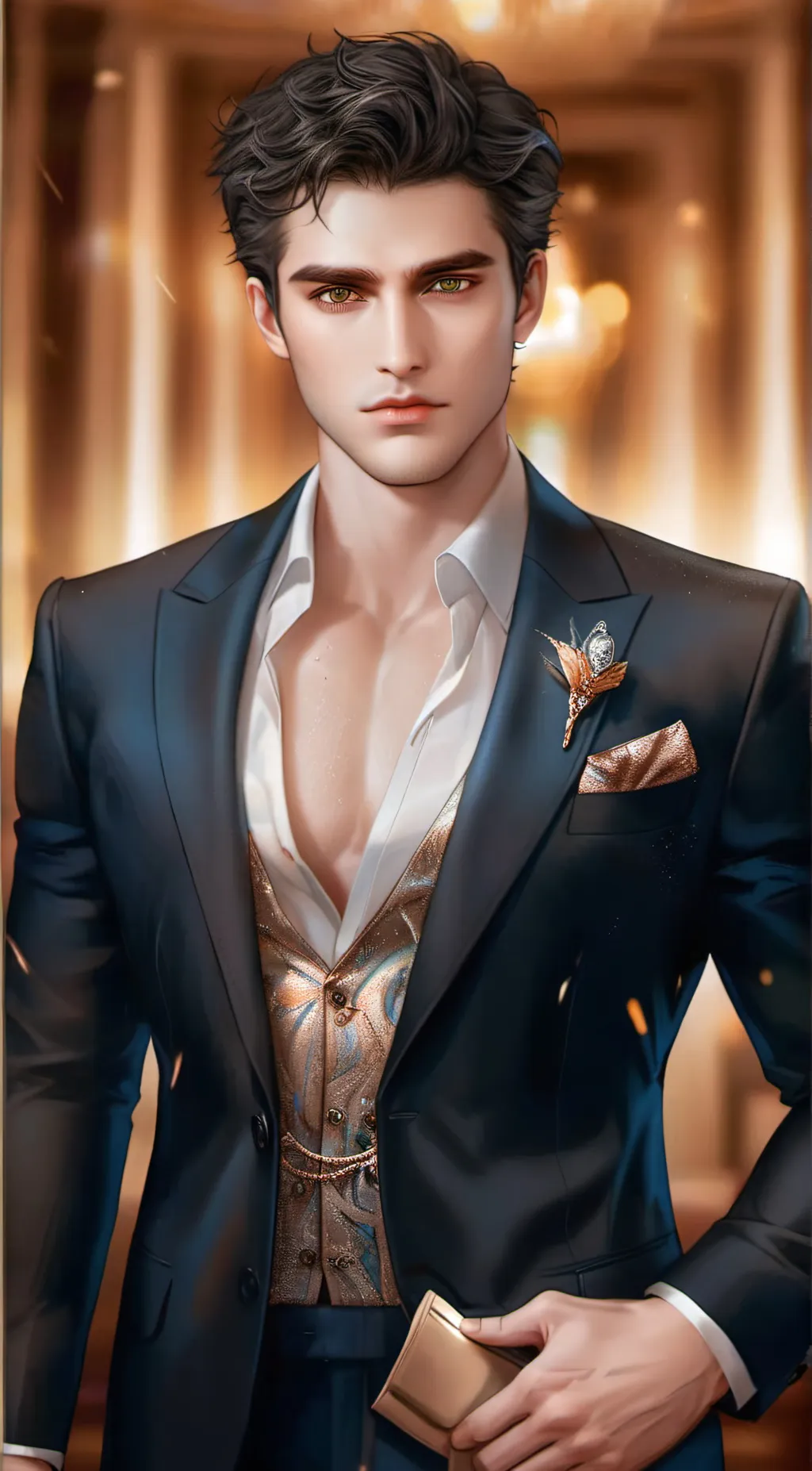 ai character: Damien background