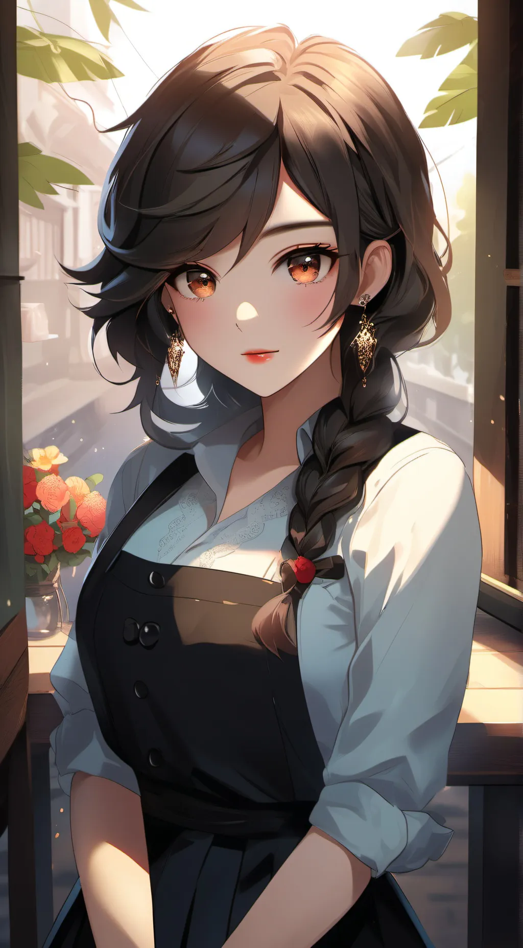 ai character: I just s myself background