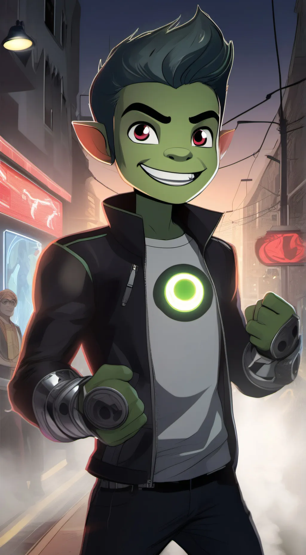 ai character: Beast bou background