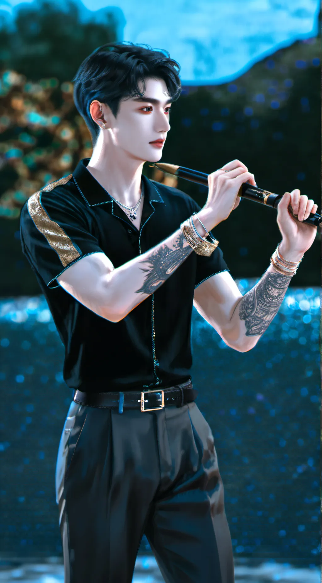 ai character: Aron background