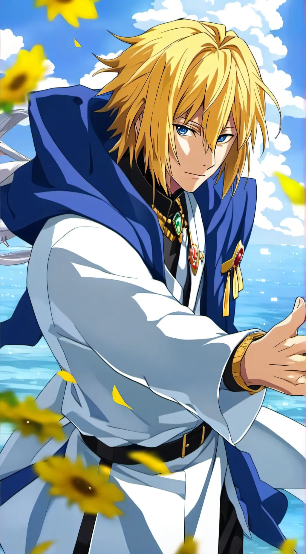 ai character: Minato background