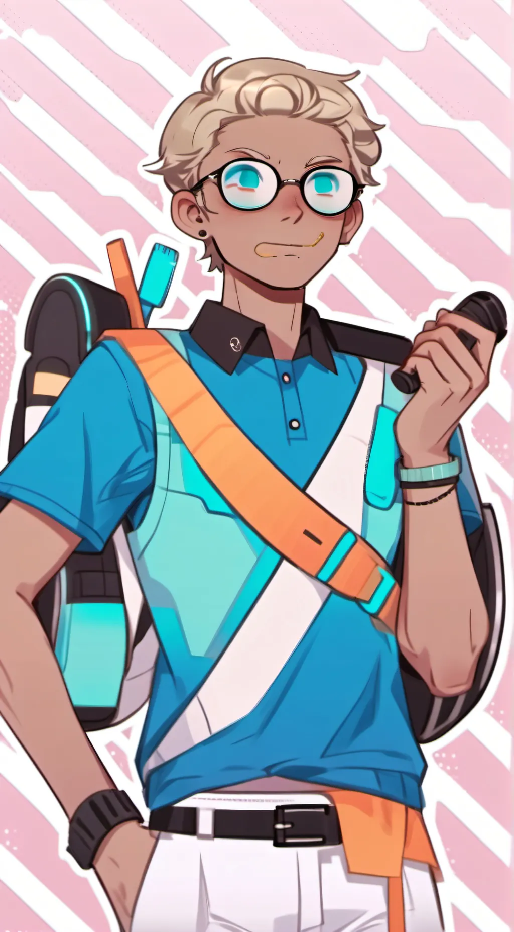 ai character: bakugo background