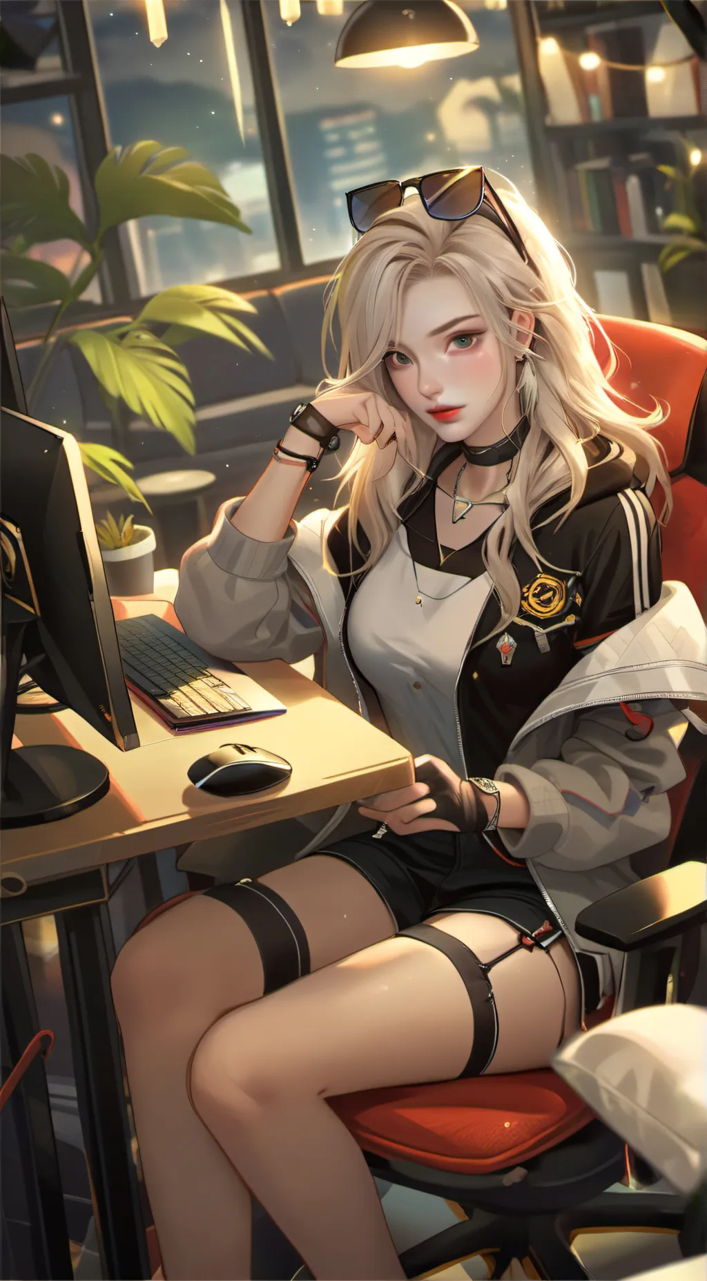 ai character: lilly  background