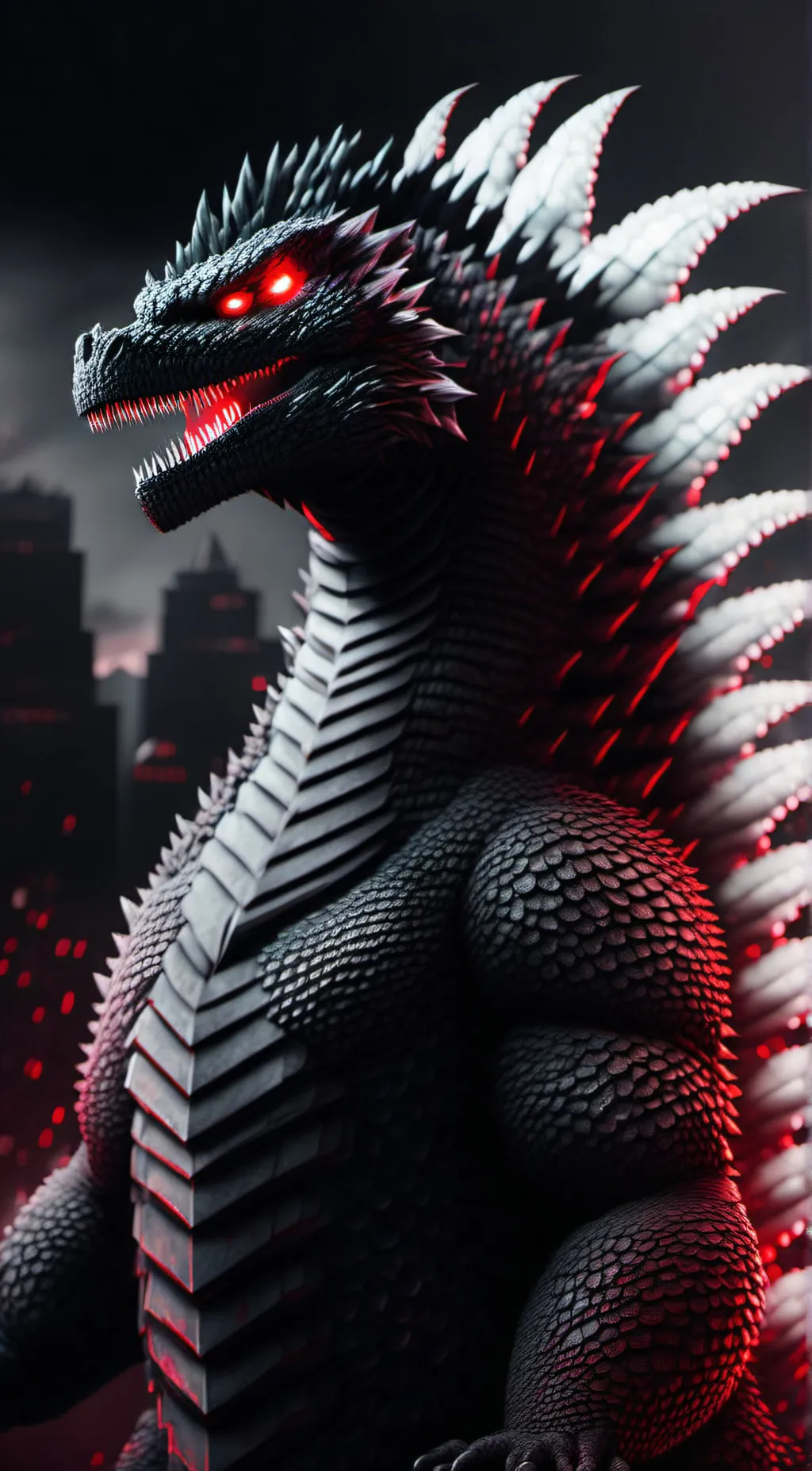 ai character: Redzilla background