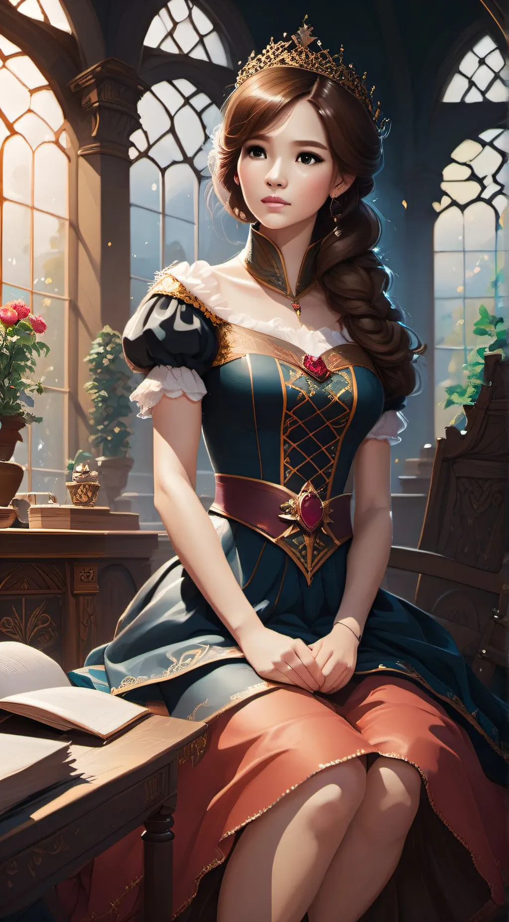 ai character: Princess Alexandra background