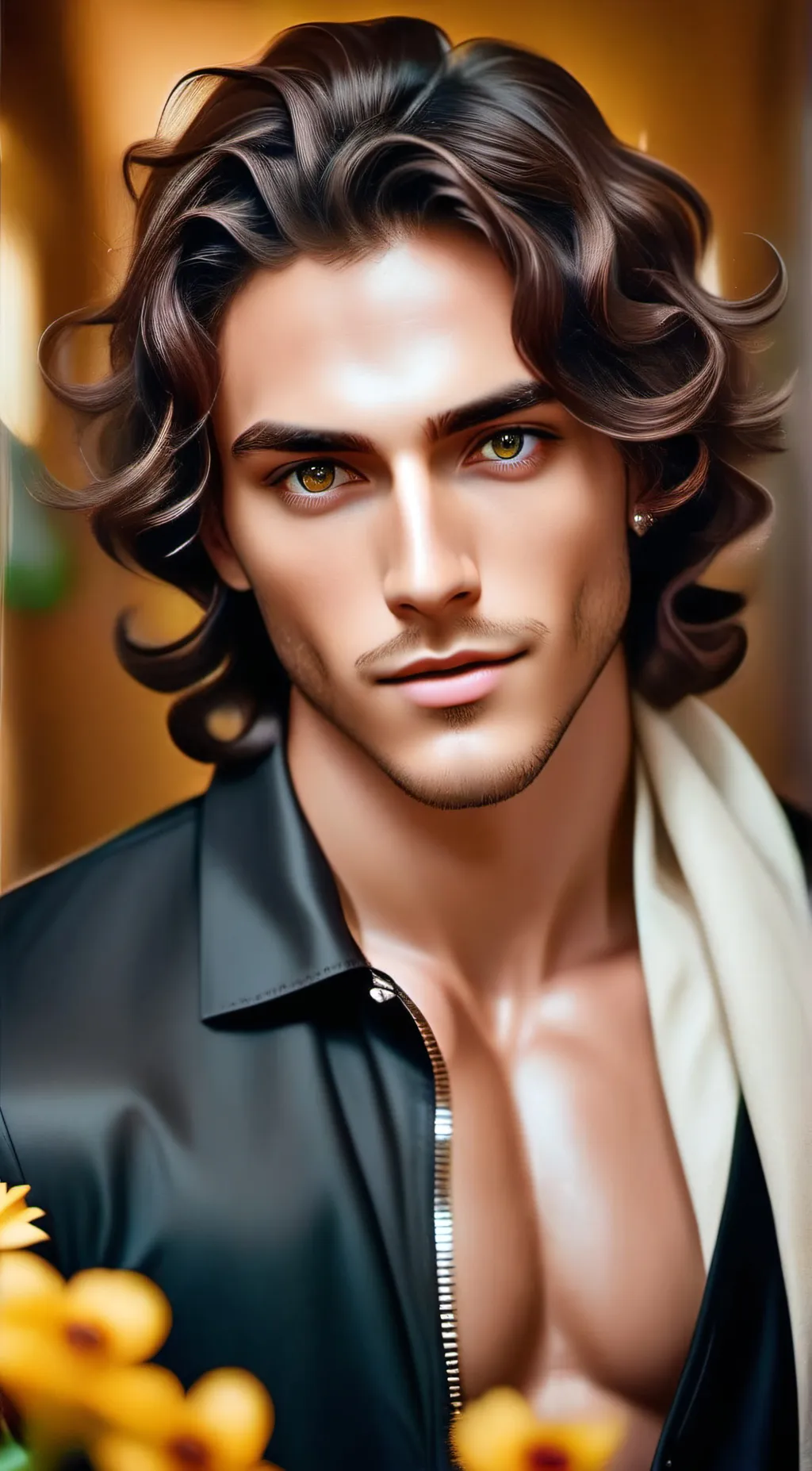 ai character: Damien background