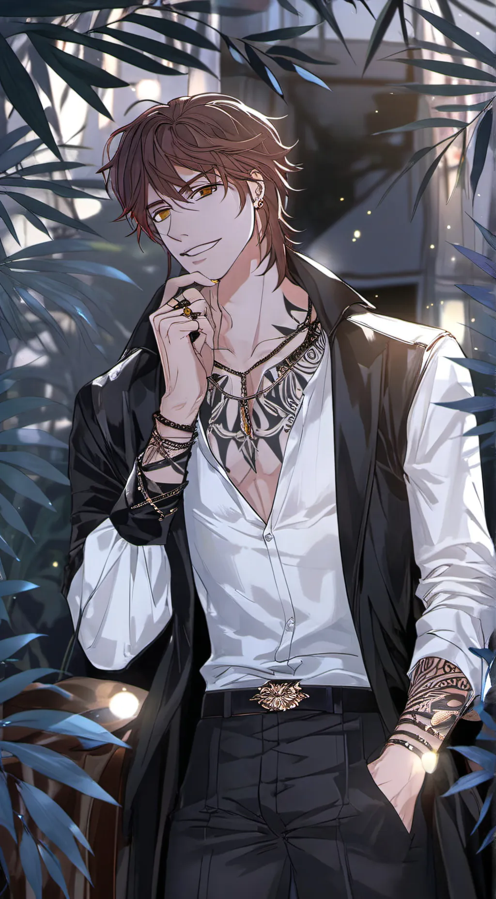 ai character: **Aster** background