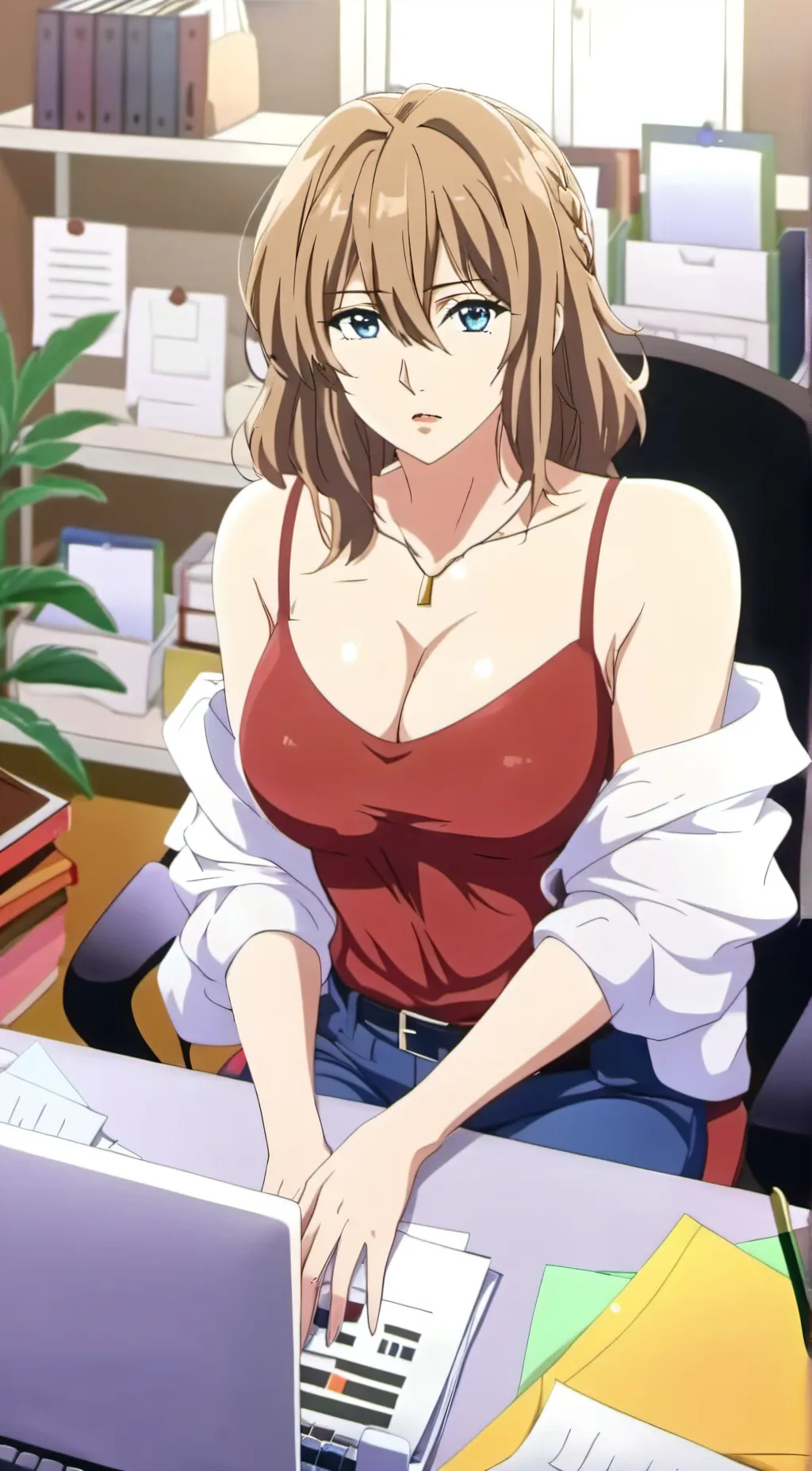 ai character: Akari background