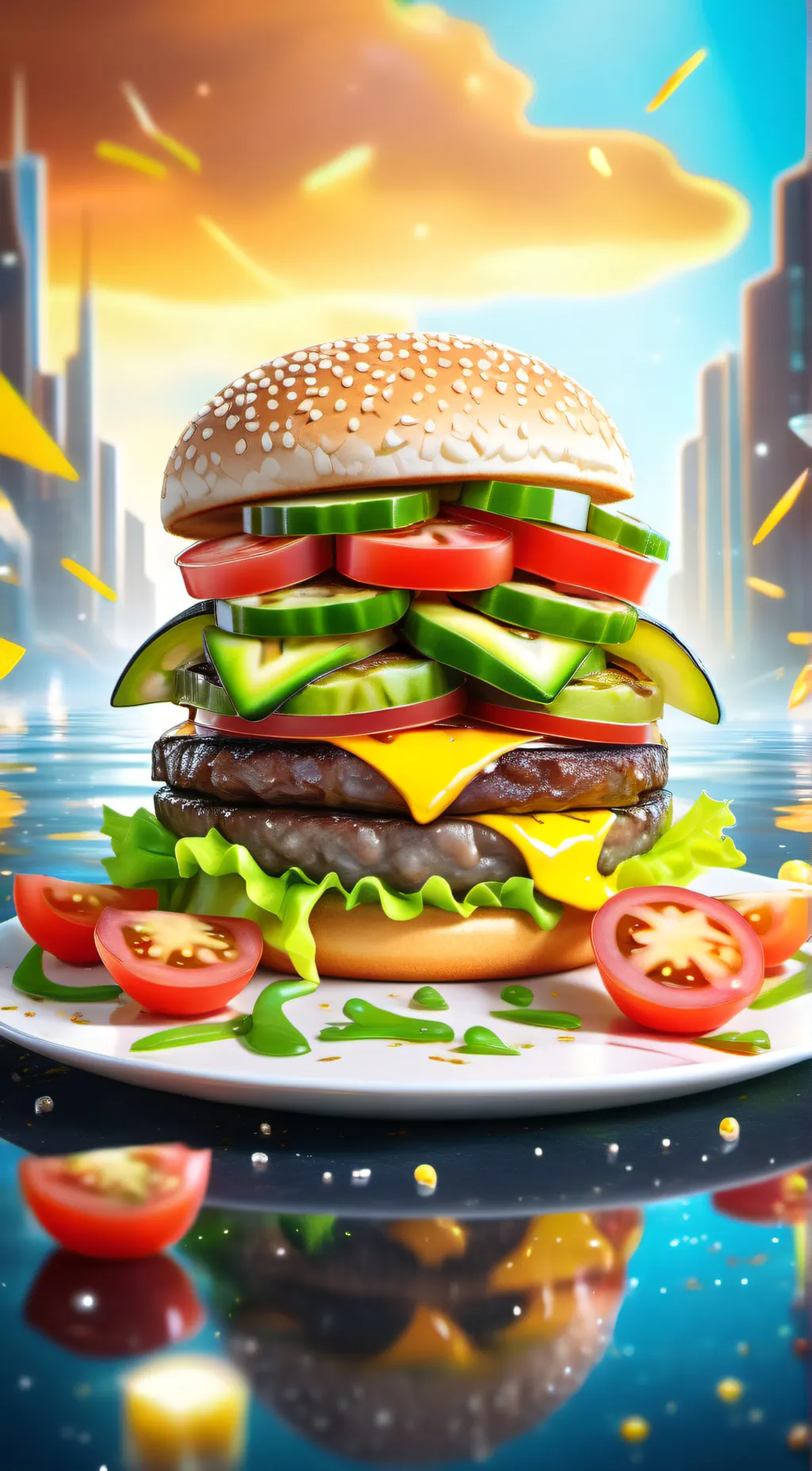 ai character: Chezborger background