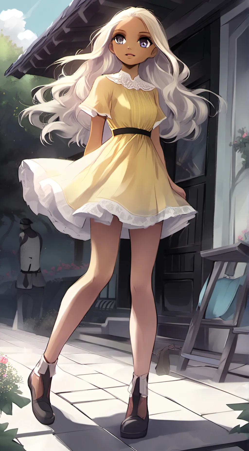 ai character: cuddle background