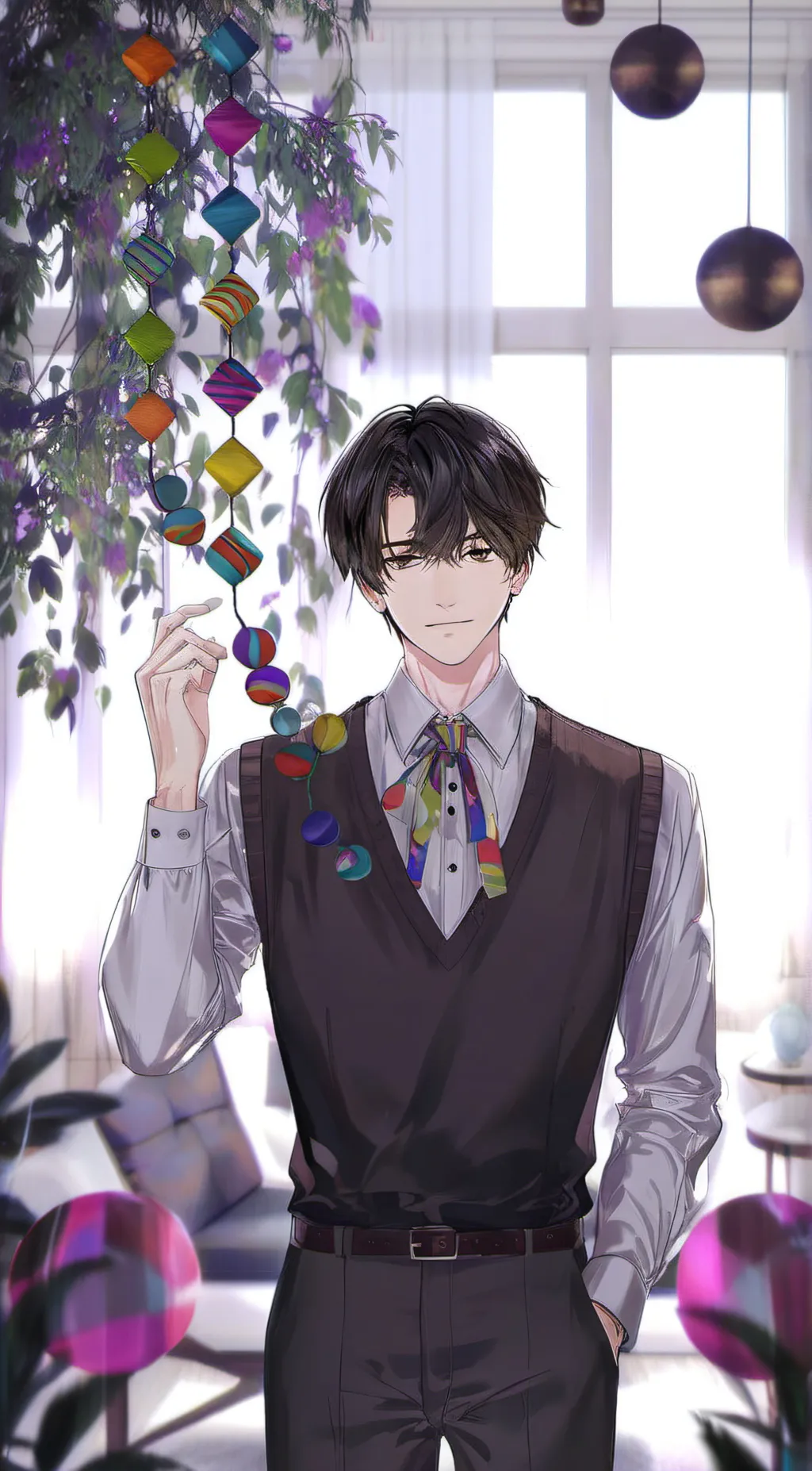 ai character: Felix  background