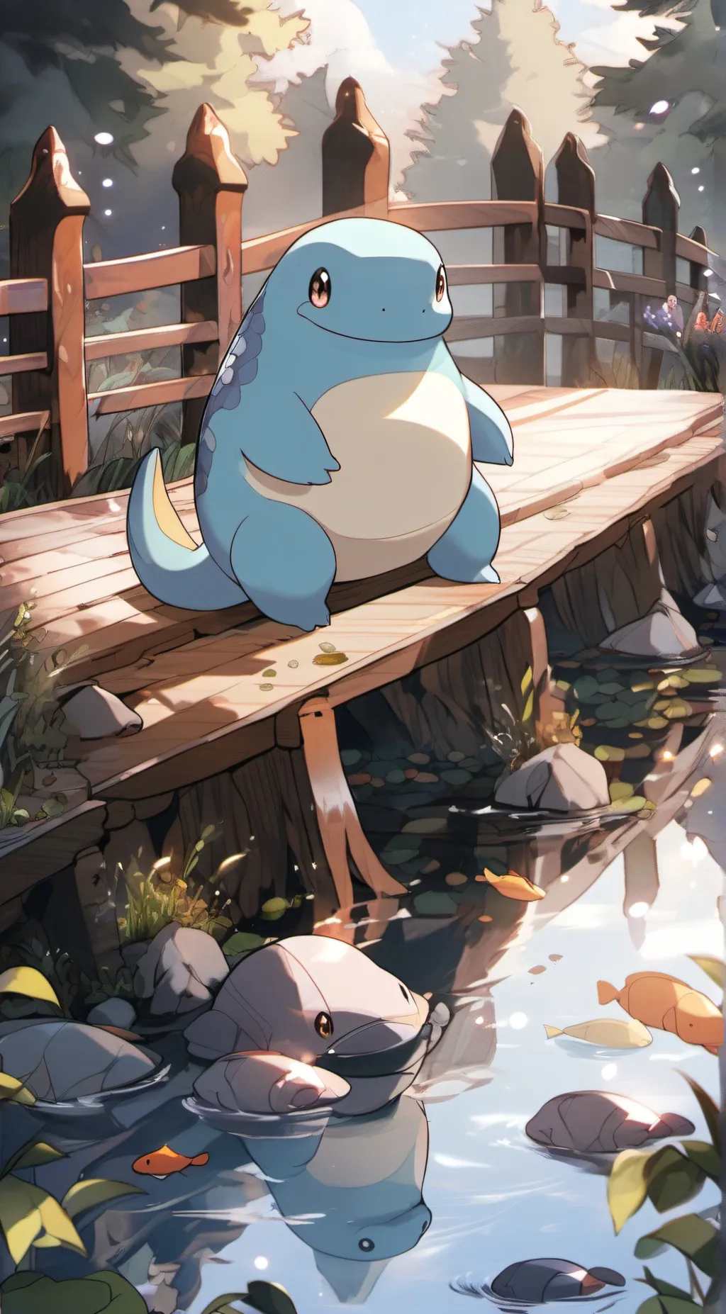 ai character: Quagsire background