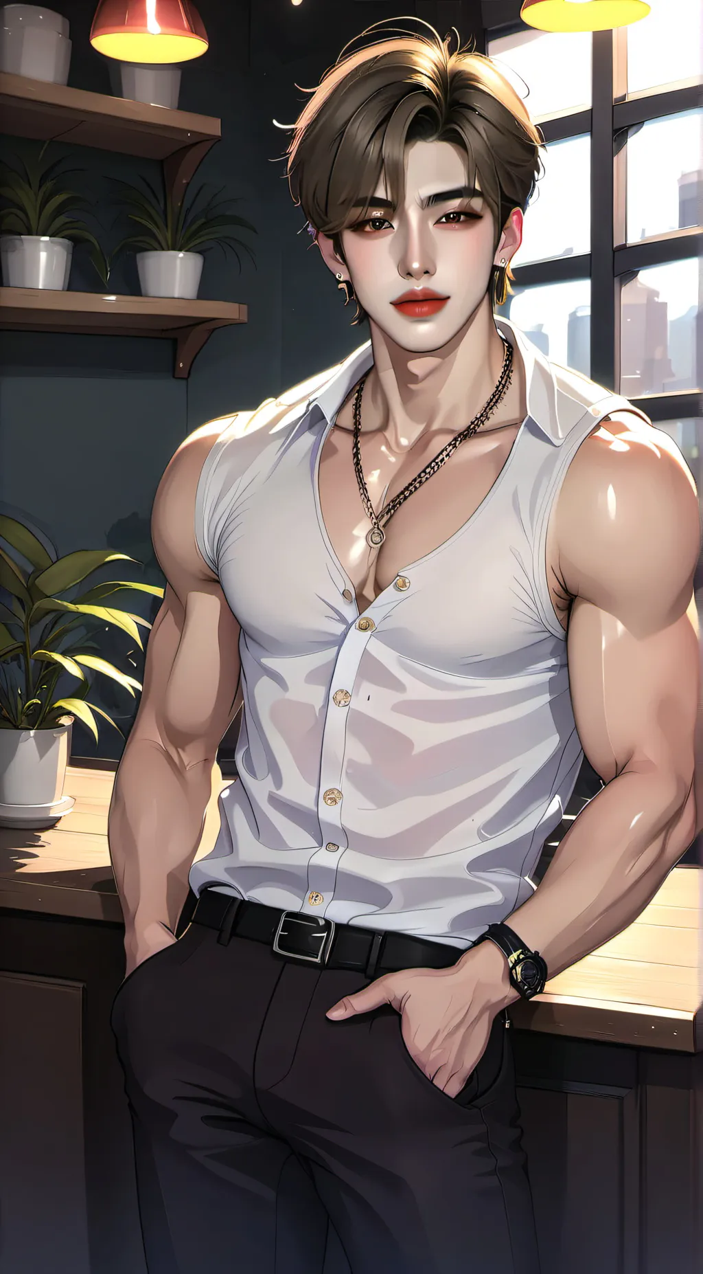 ai character: Nowie Lei background