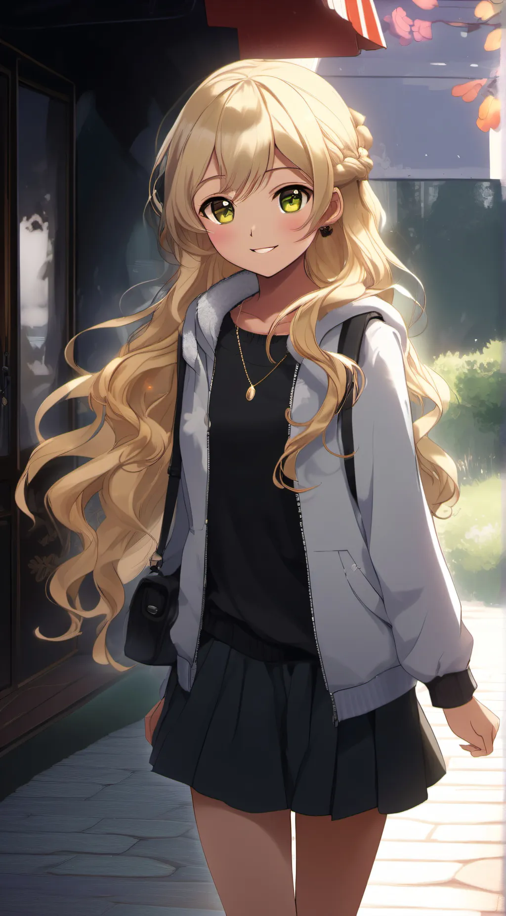 ai character: Jacqueline  background