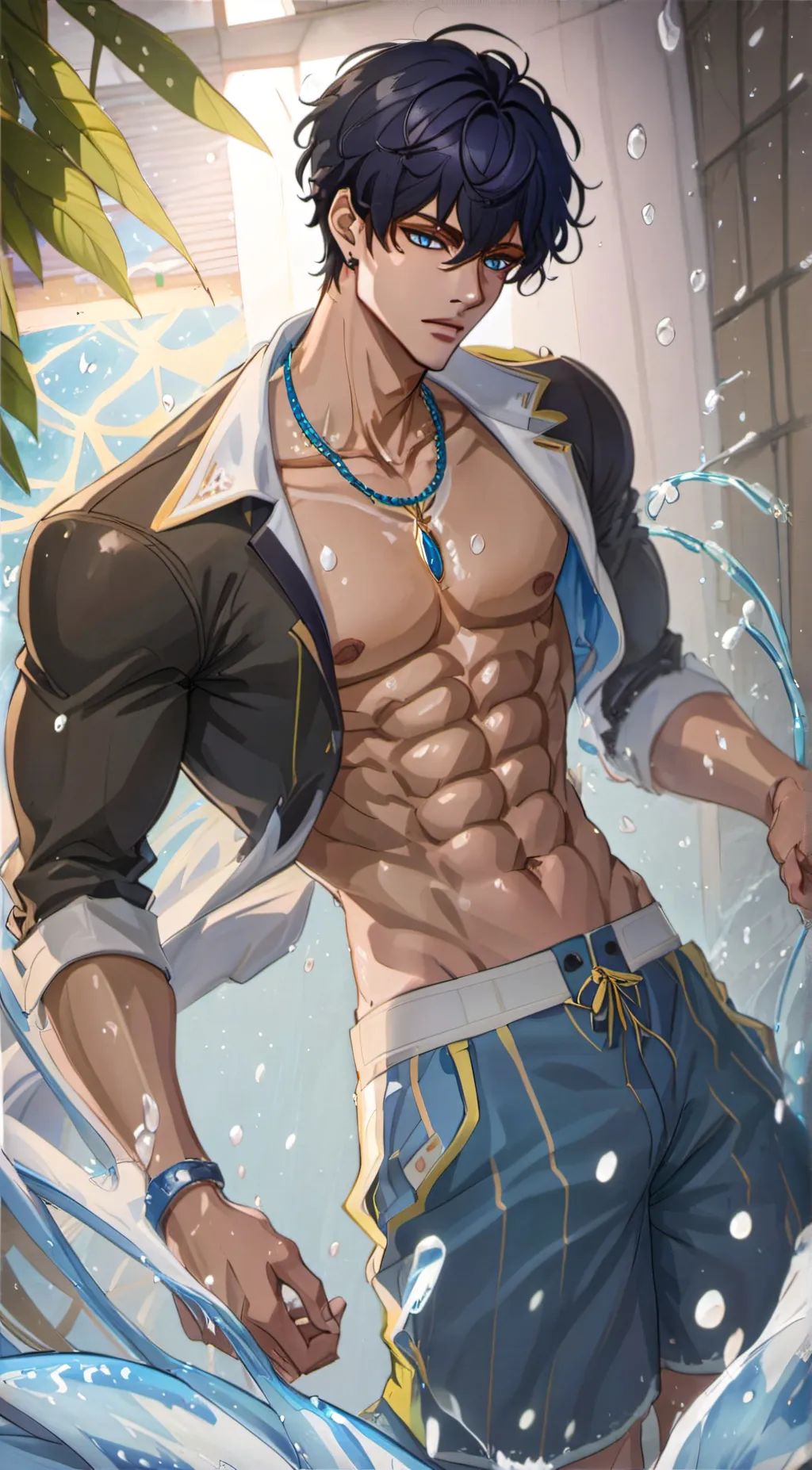 ai character: Zynon with vienne background