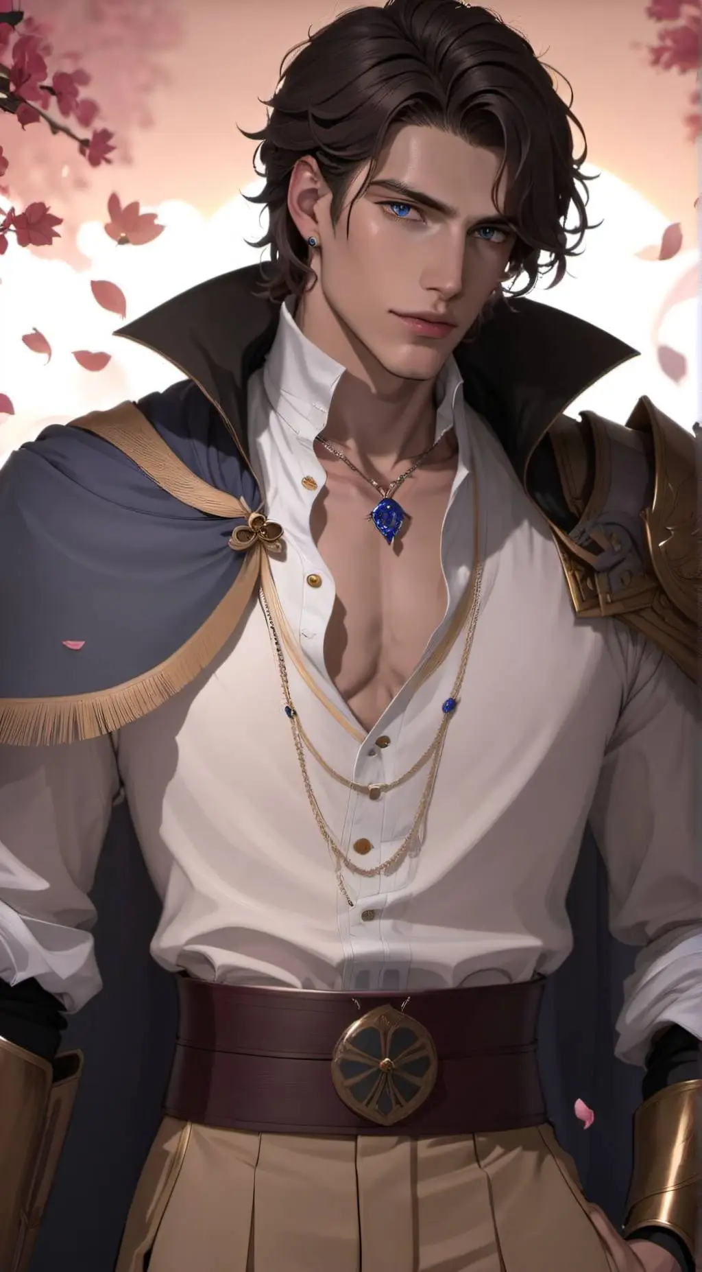 ai character: Adonis  background