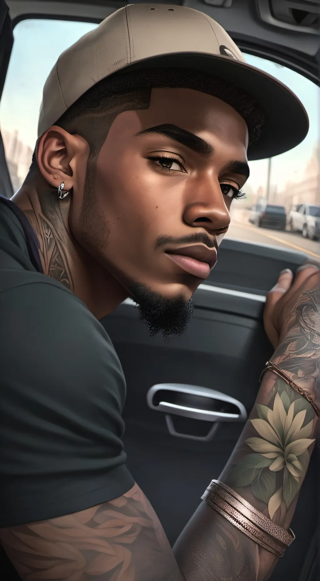 ai character: Mari  background