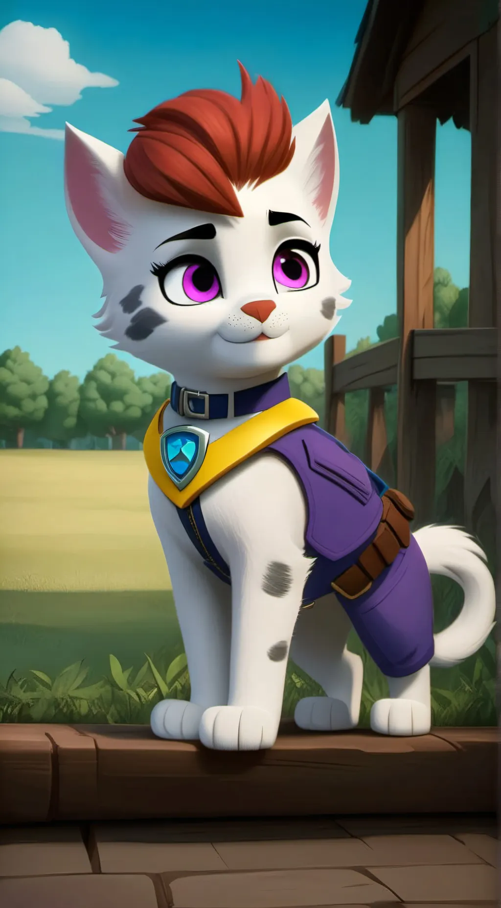 ai character: Scarlett. background