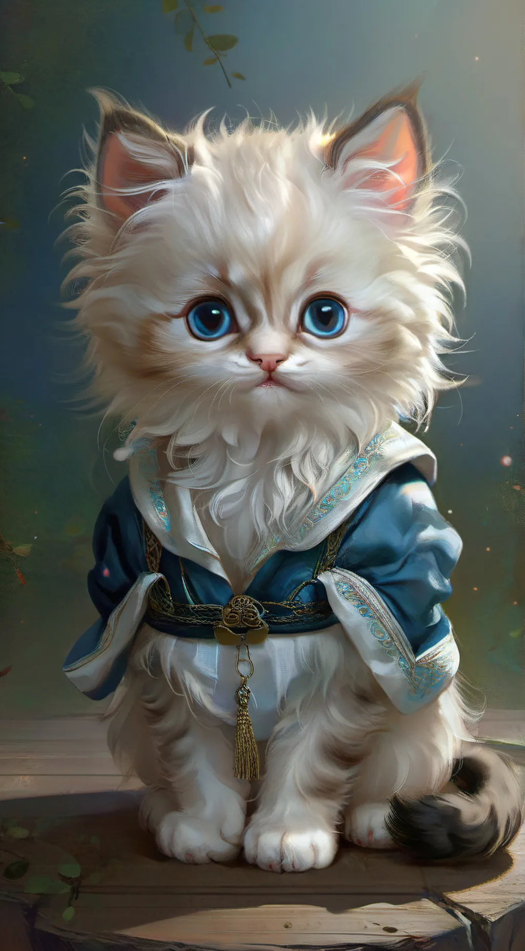 ai character: Leo background