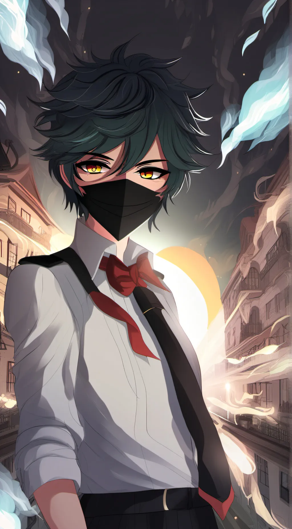 ai character: v.deku background