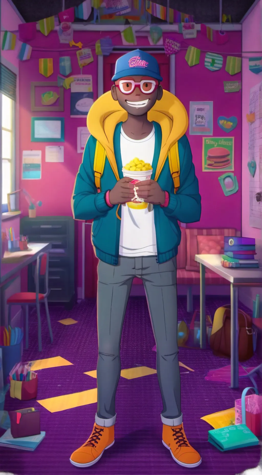 ai character: JAX TADC background