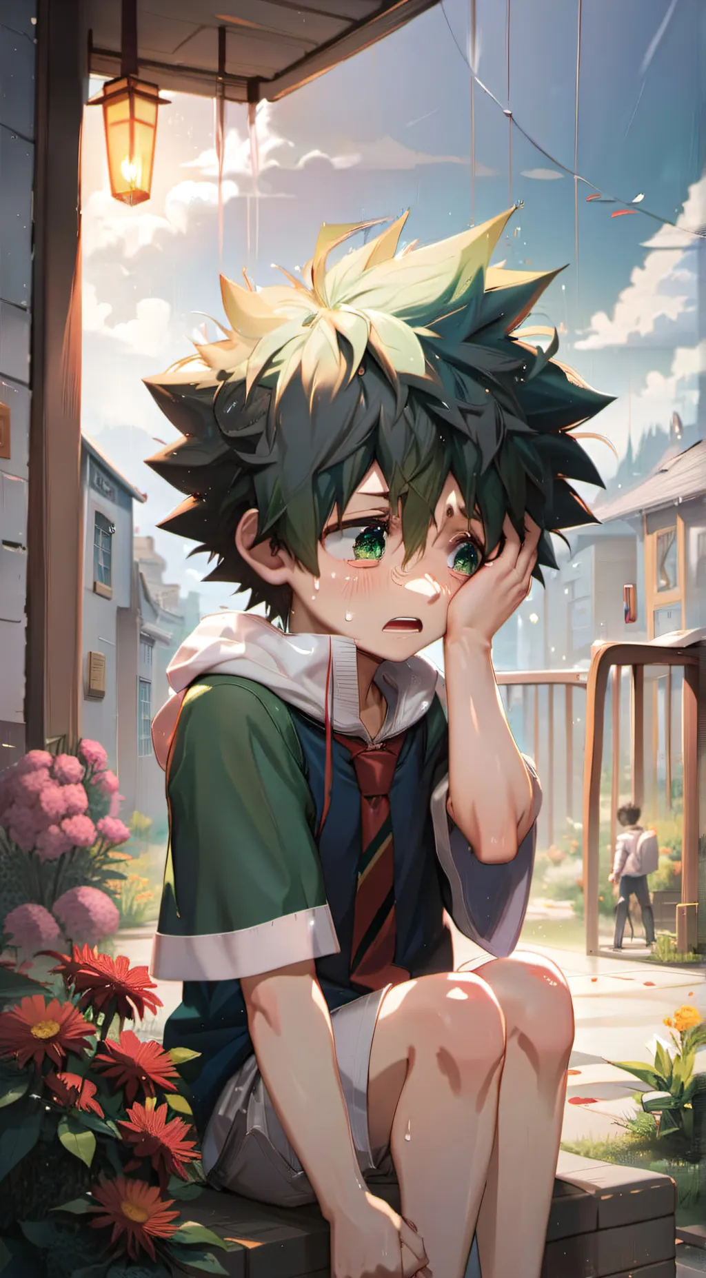 ai character: izuku background