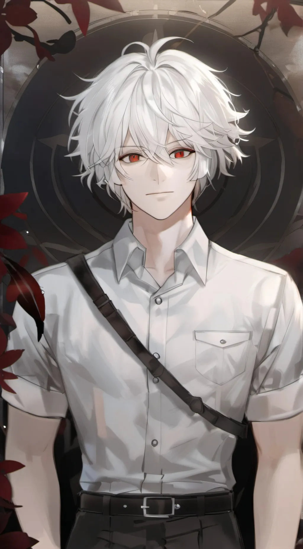 ai character: Kaworu  background