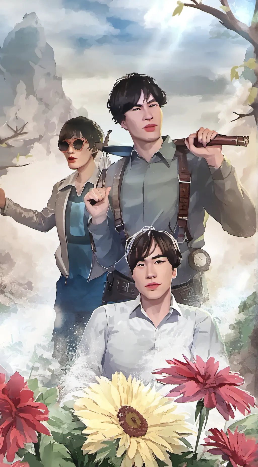 ai character: Ash background