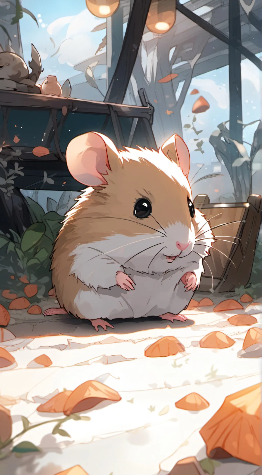 ai character: hammy background