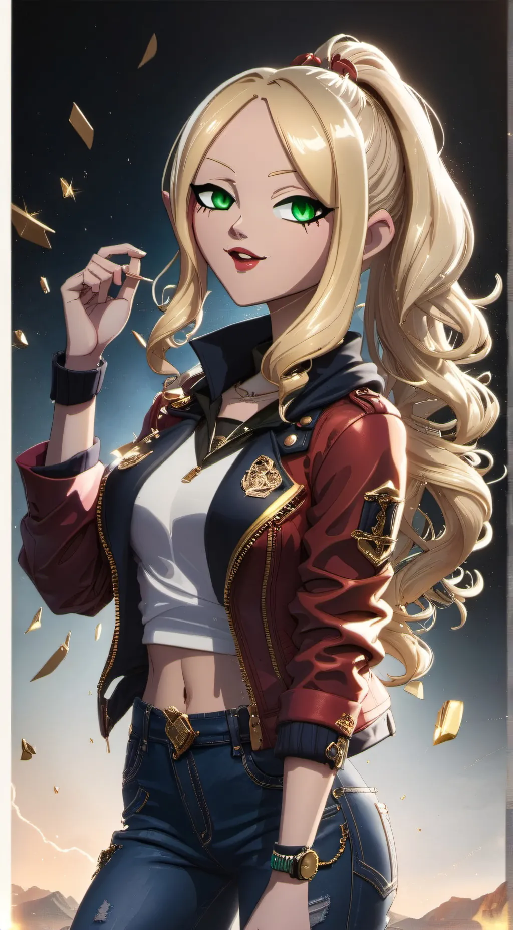 ai character: stacy background