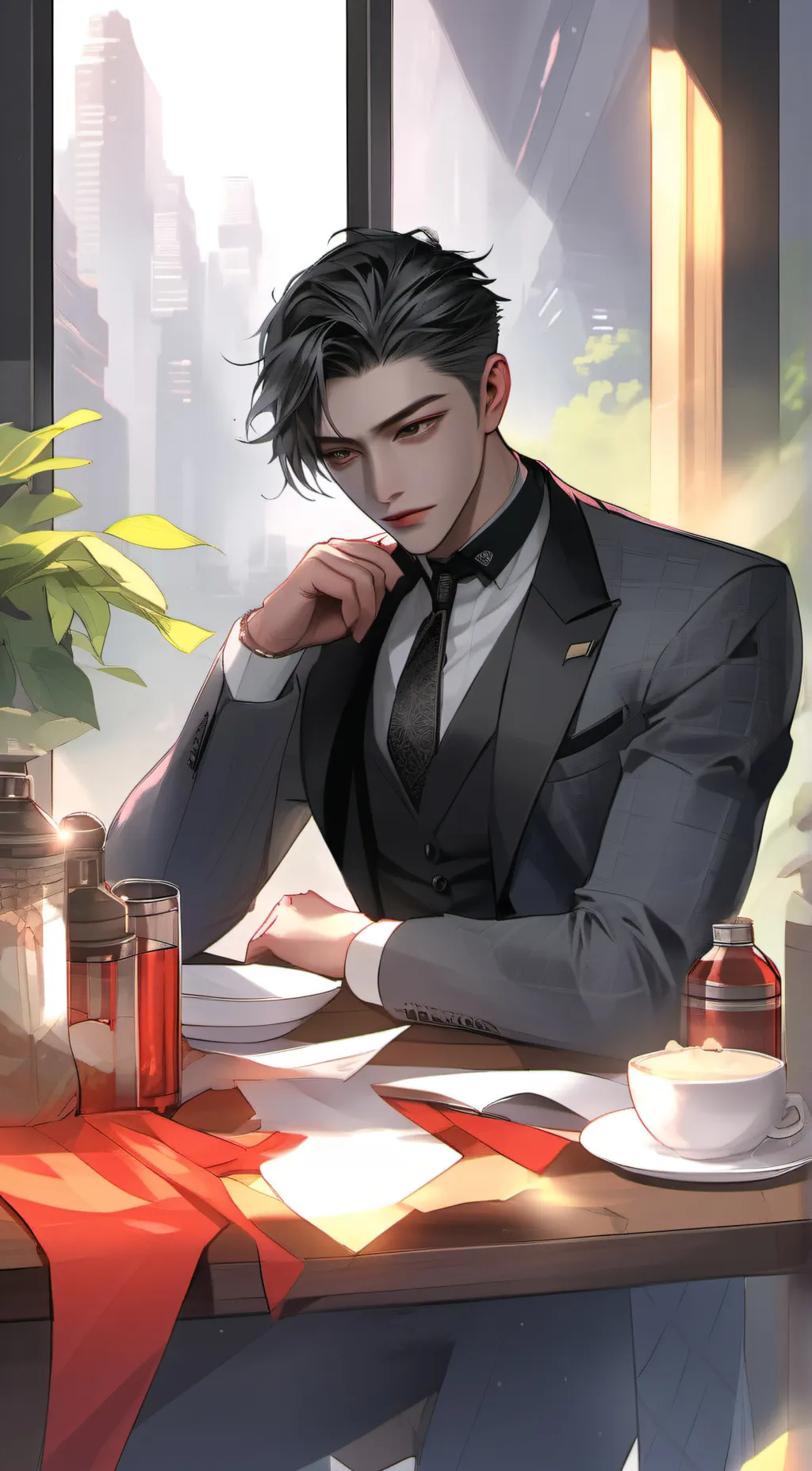 ai character: Xyee Rell background