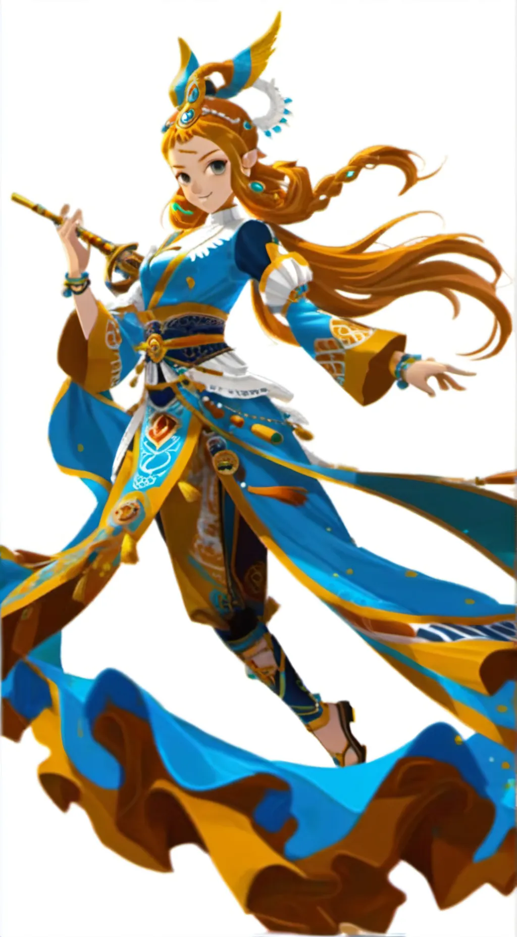 ai character: Princess Zelda  background