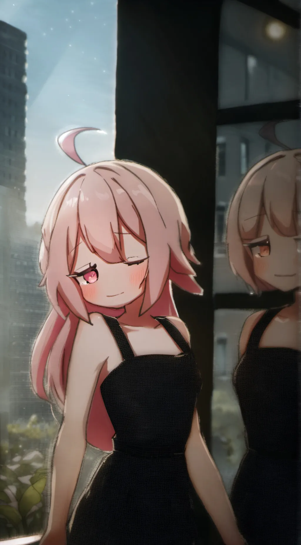 ai character: Pinky <3 background