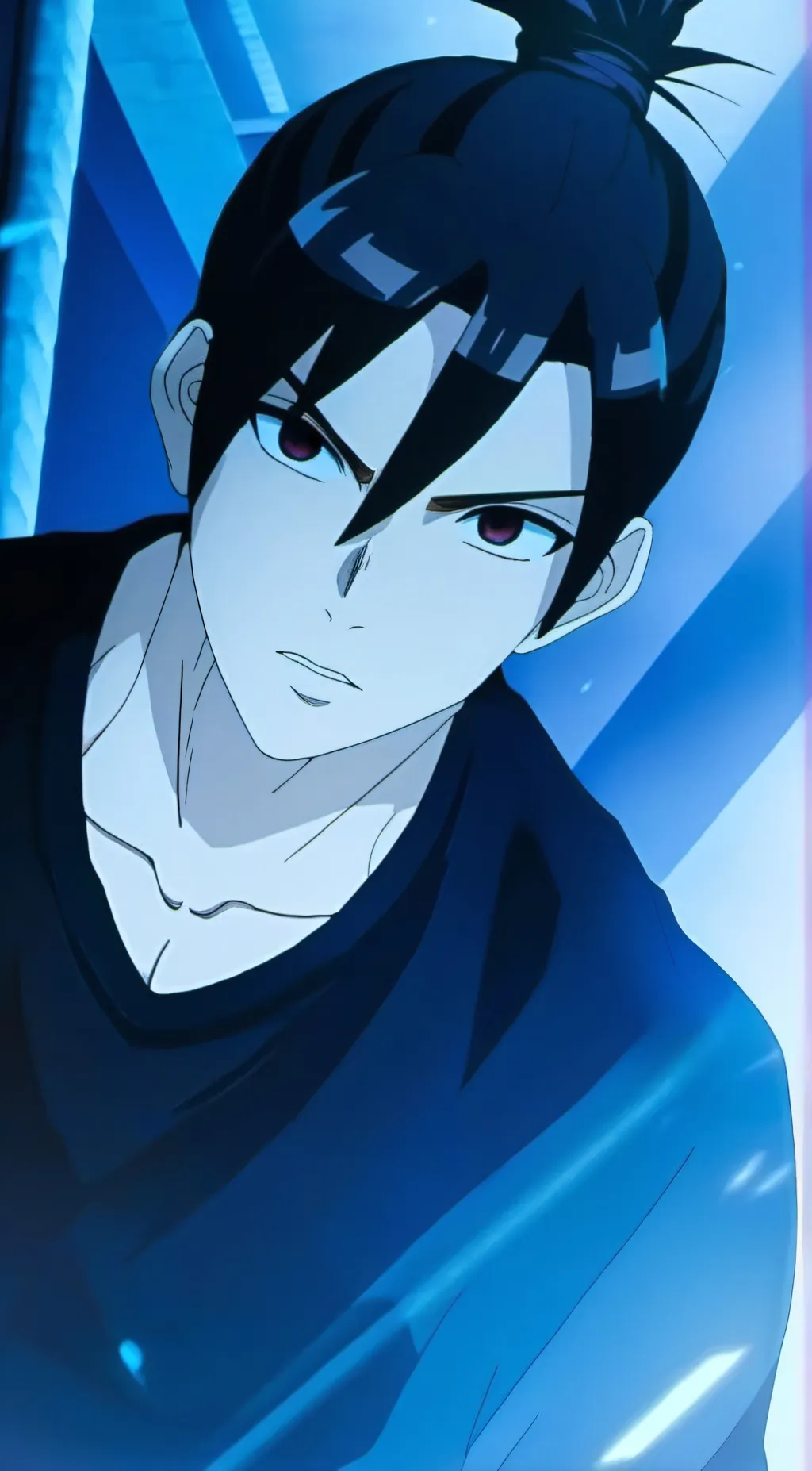 ai character: Mechamaru  background