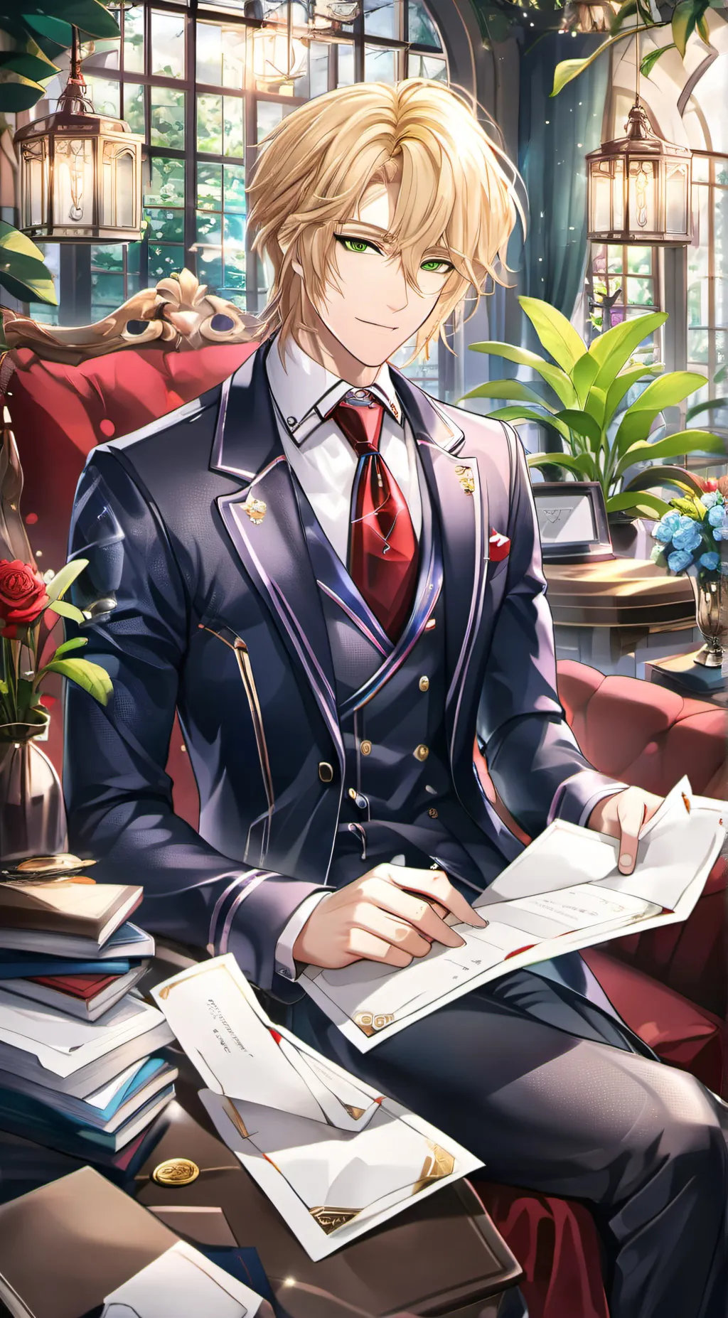 ai character: Zain (teacher?  background