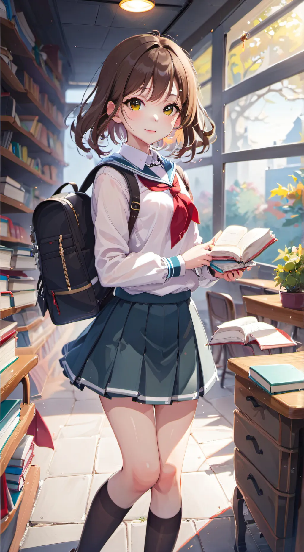 ai character: Katie background