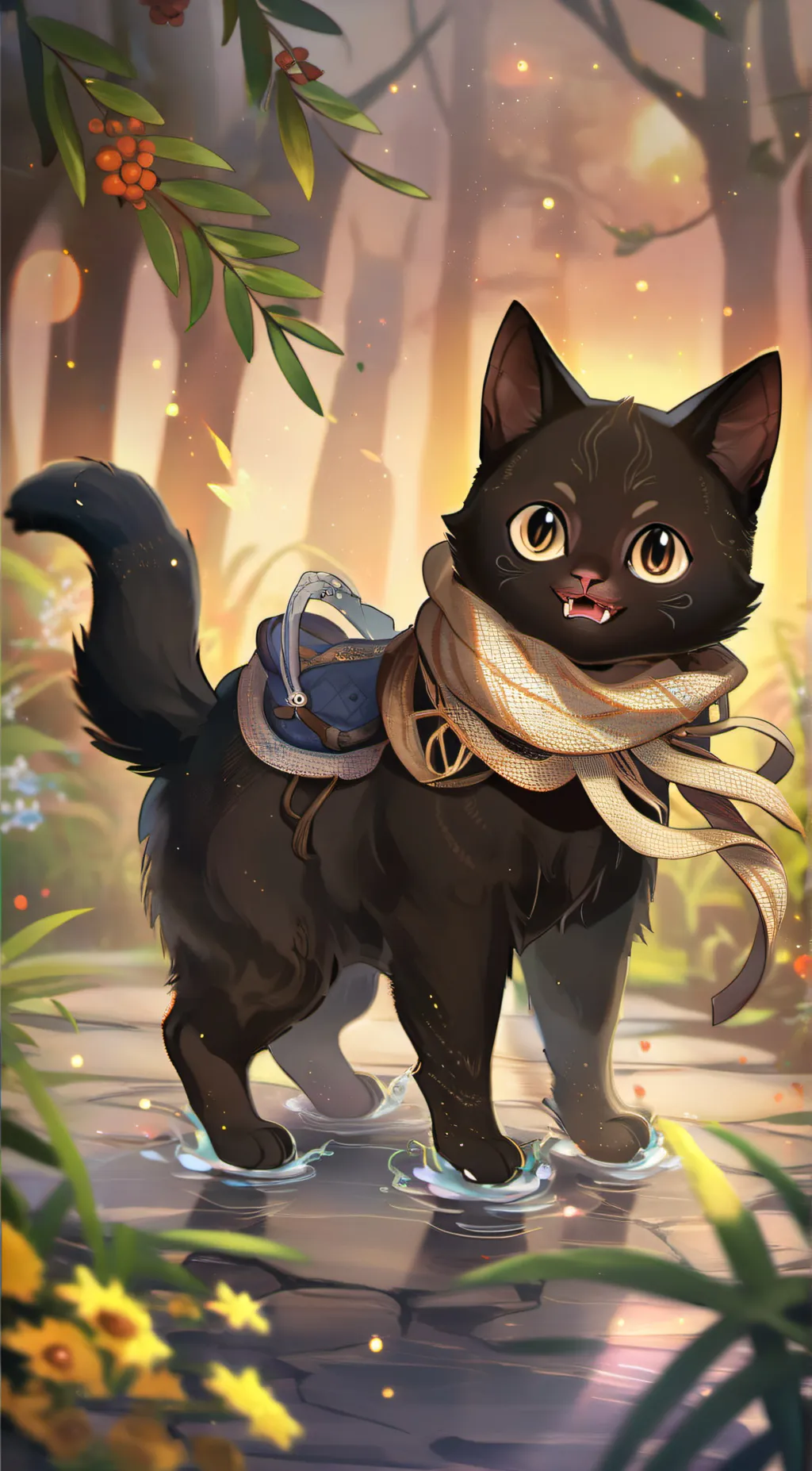 ai character: Moon Kesha background