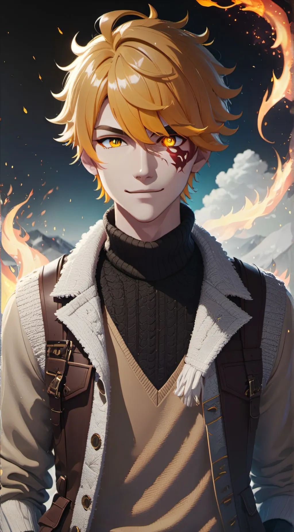 ai character: Akita background