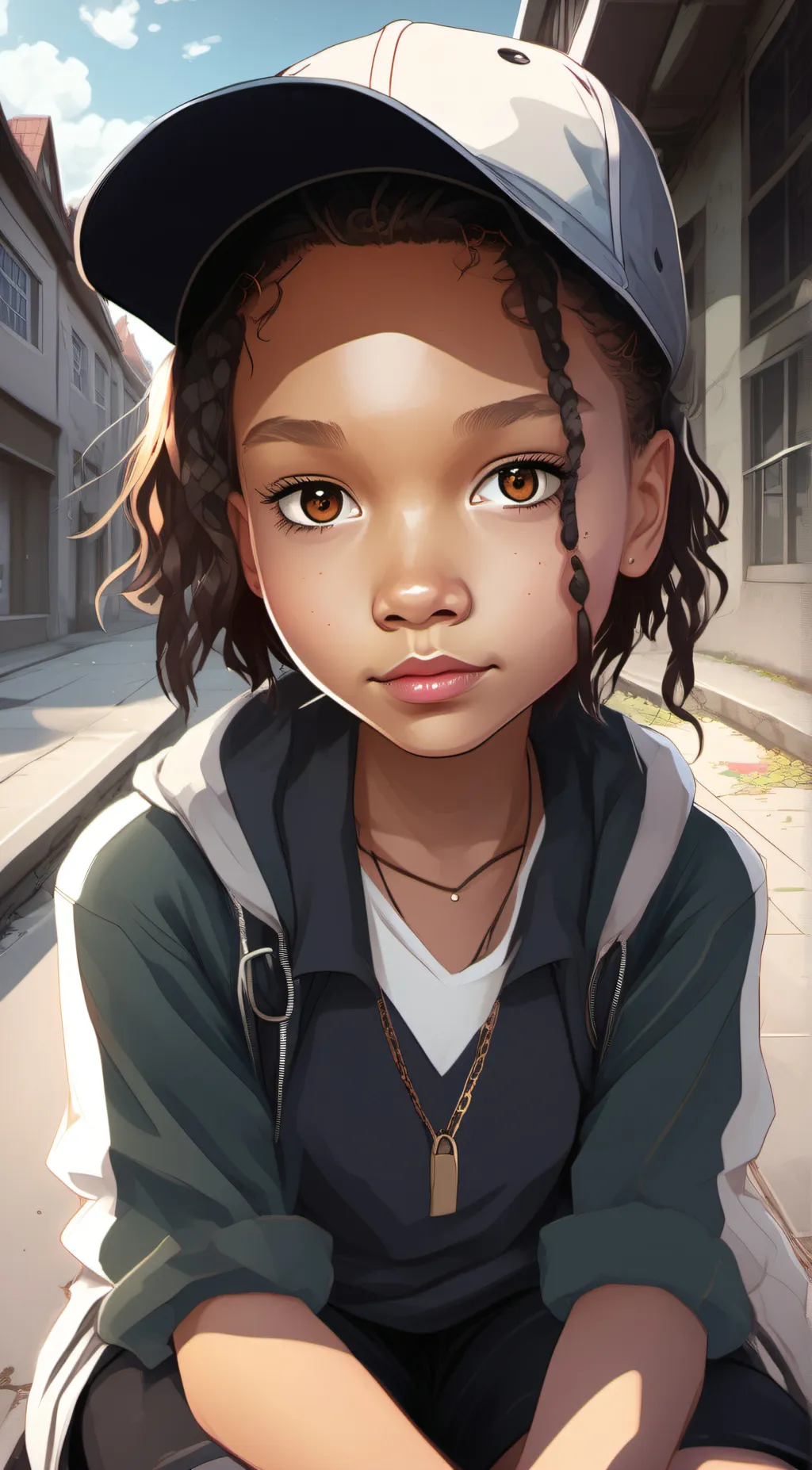 ai character: Zoey background