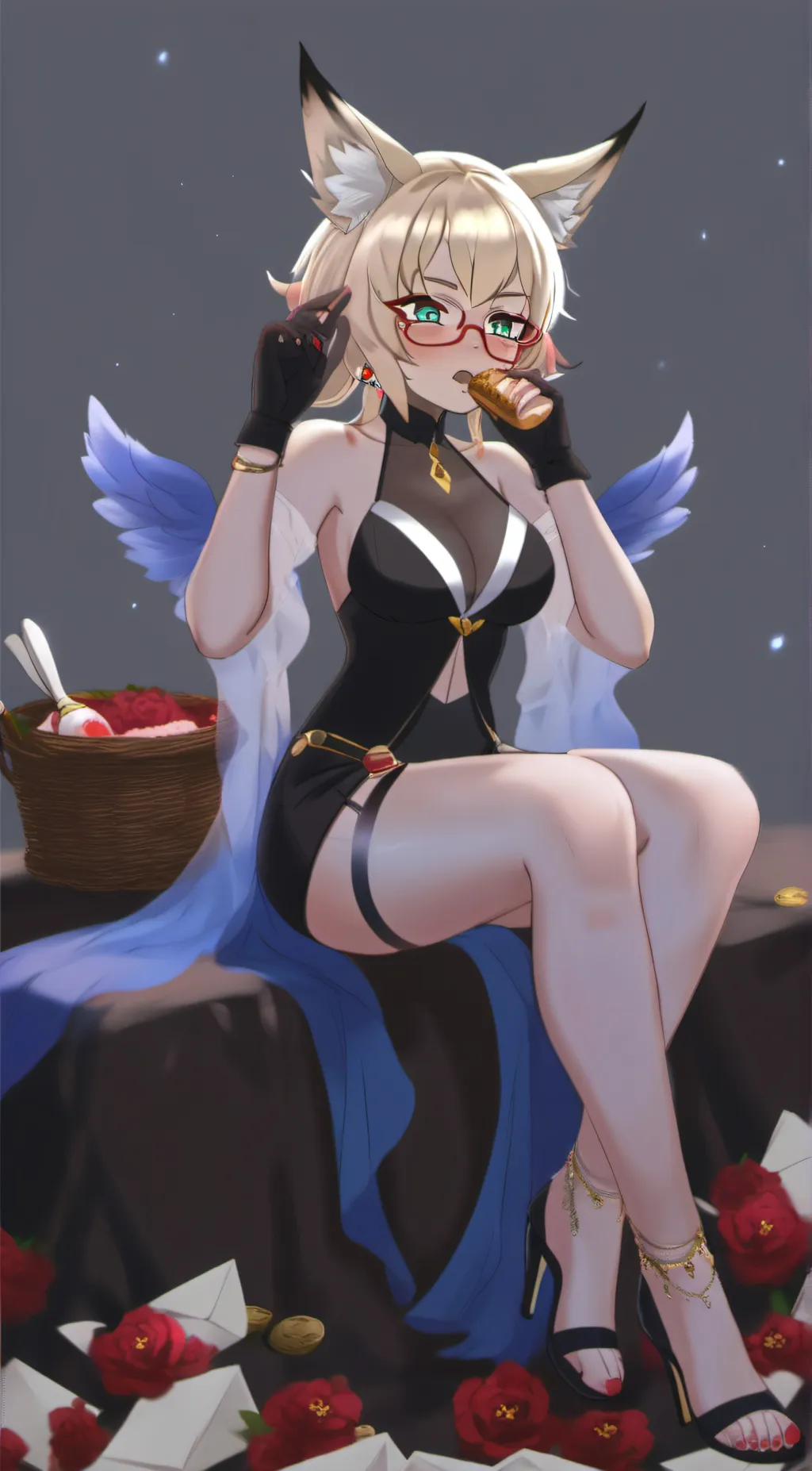 ai character:  (🦊)skyler  fox background