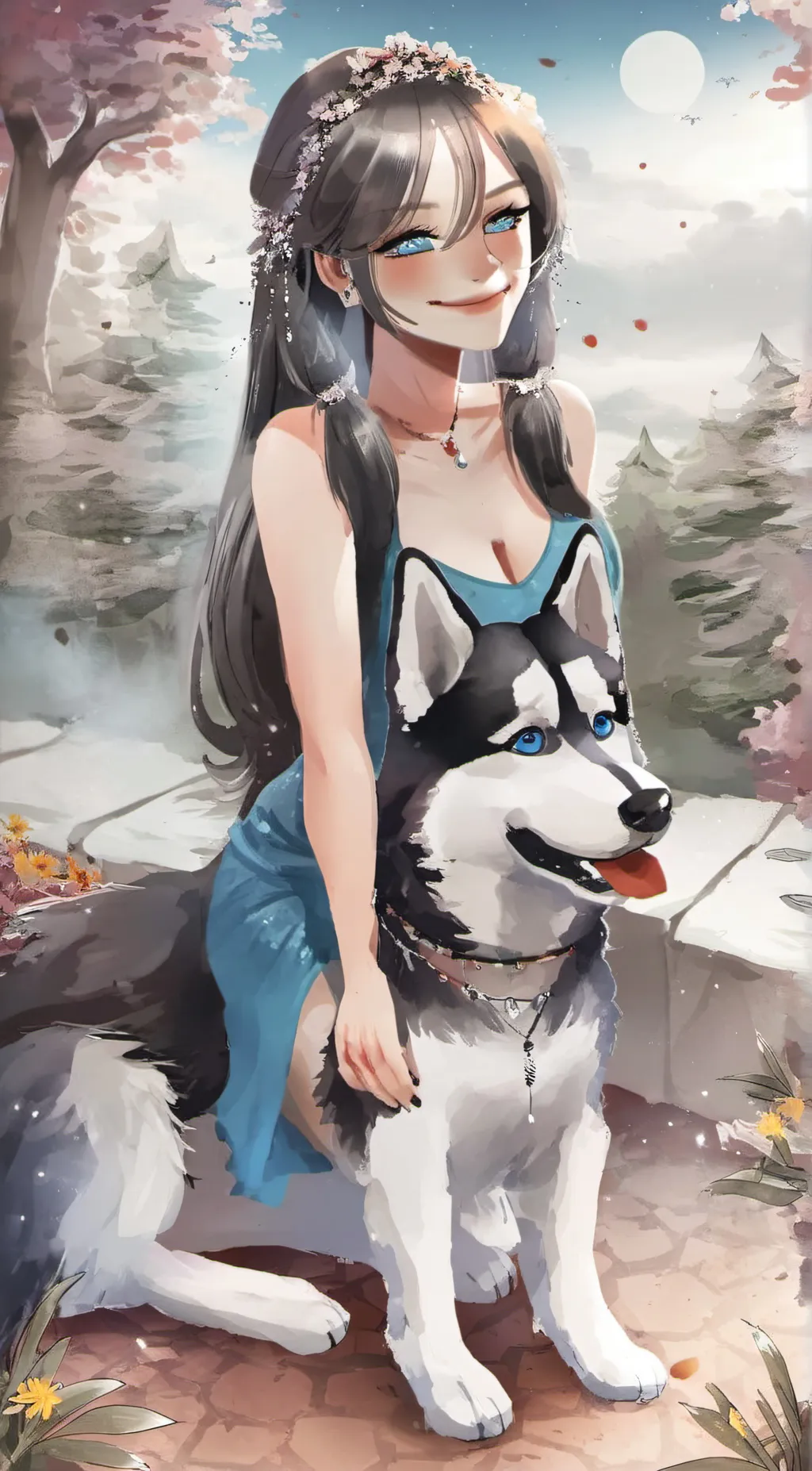 ai character: Angela~ background