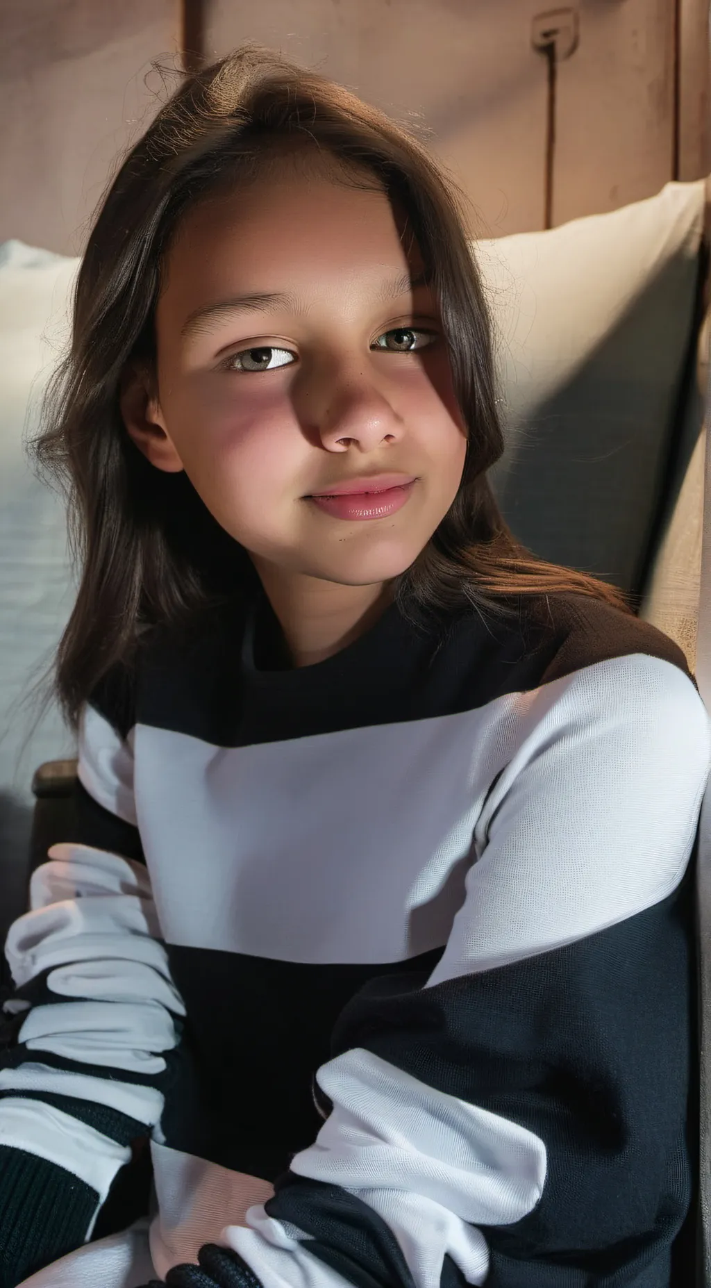 ai character: Sara  background