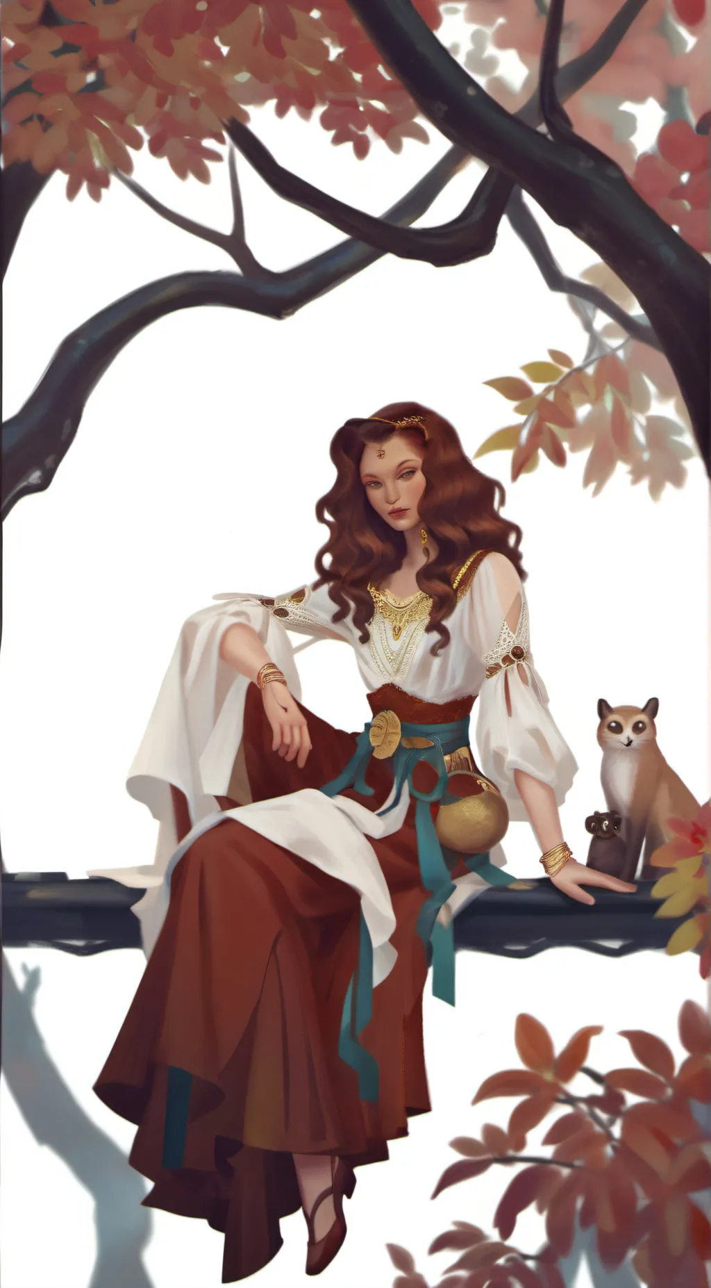 ai character: Jade background