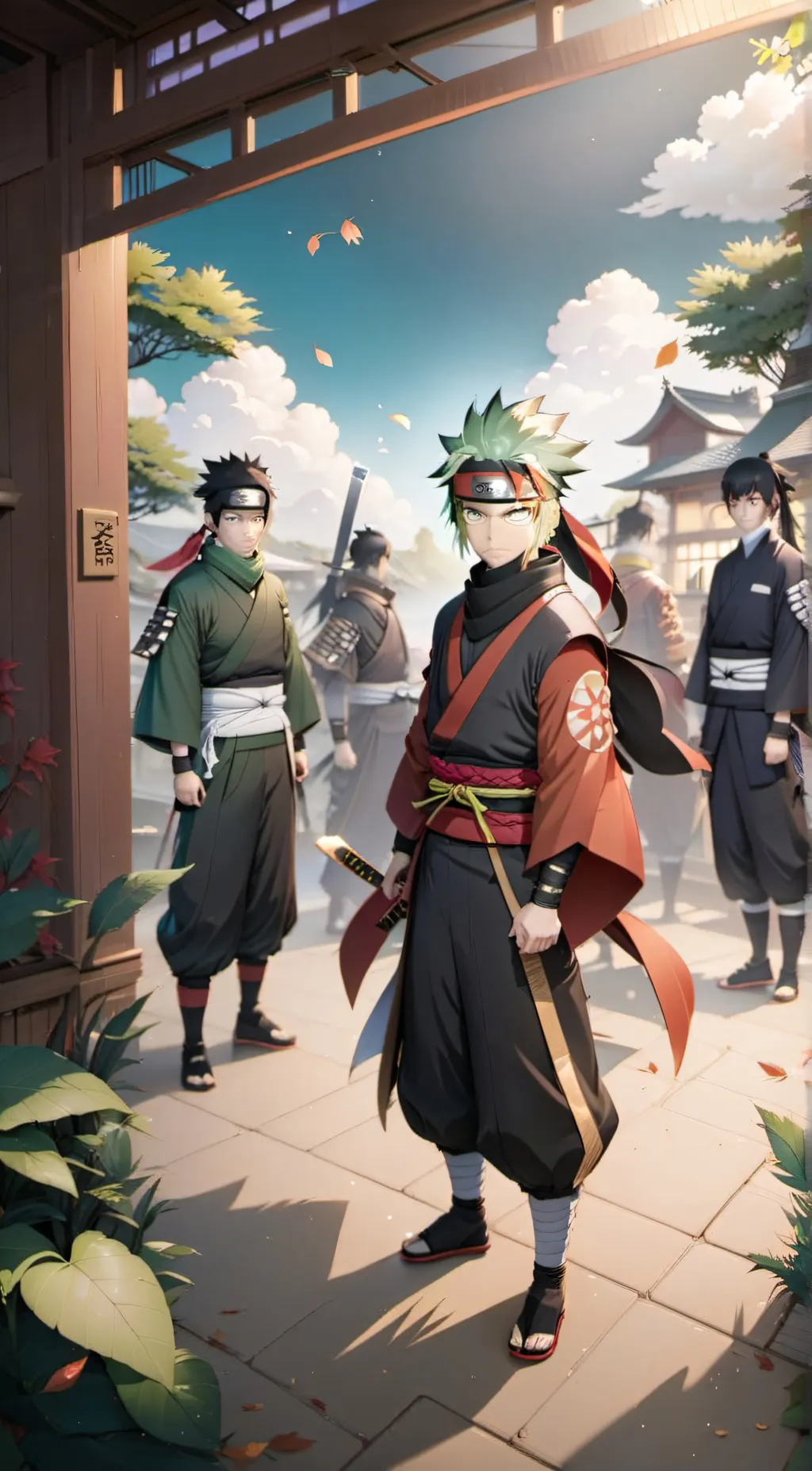 ai character: Naruto verse background