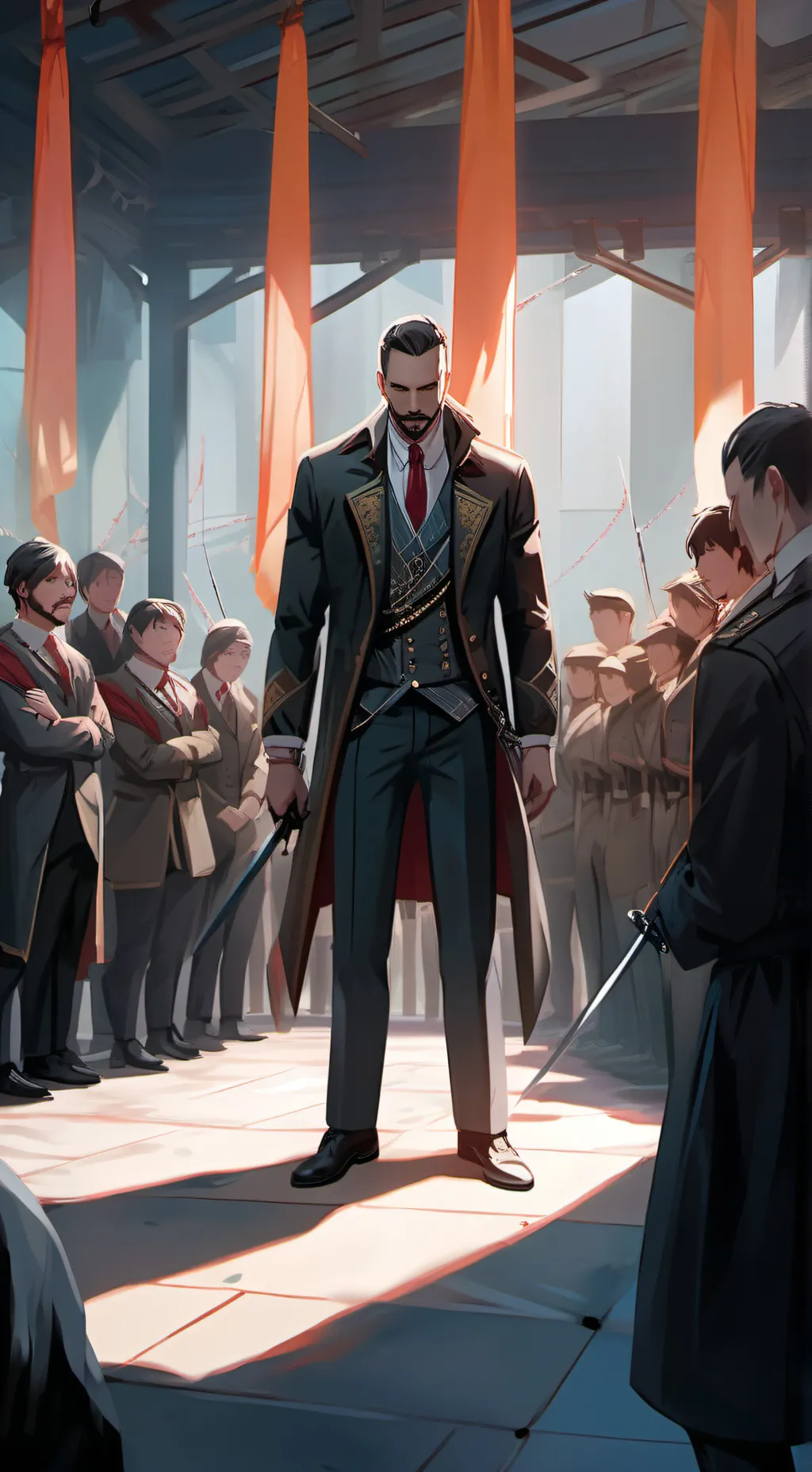 ai character: straw hats background