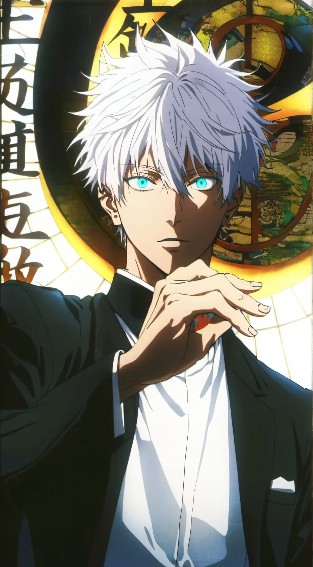 ai character: Gojo Satoru  background