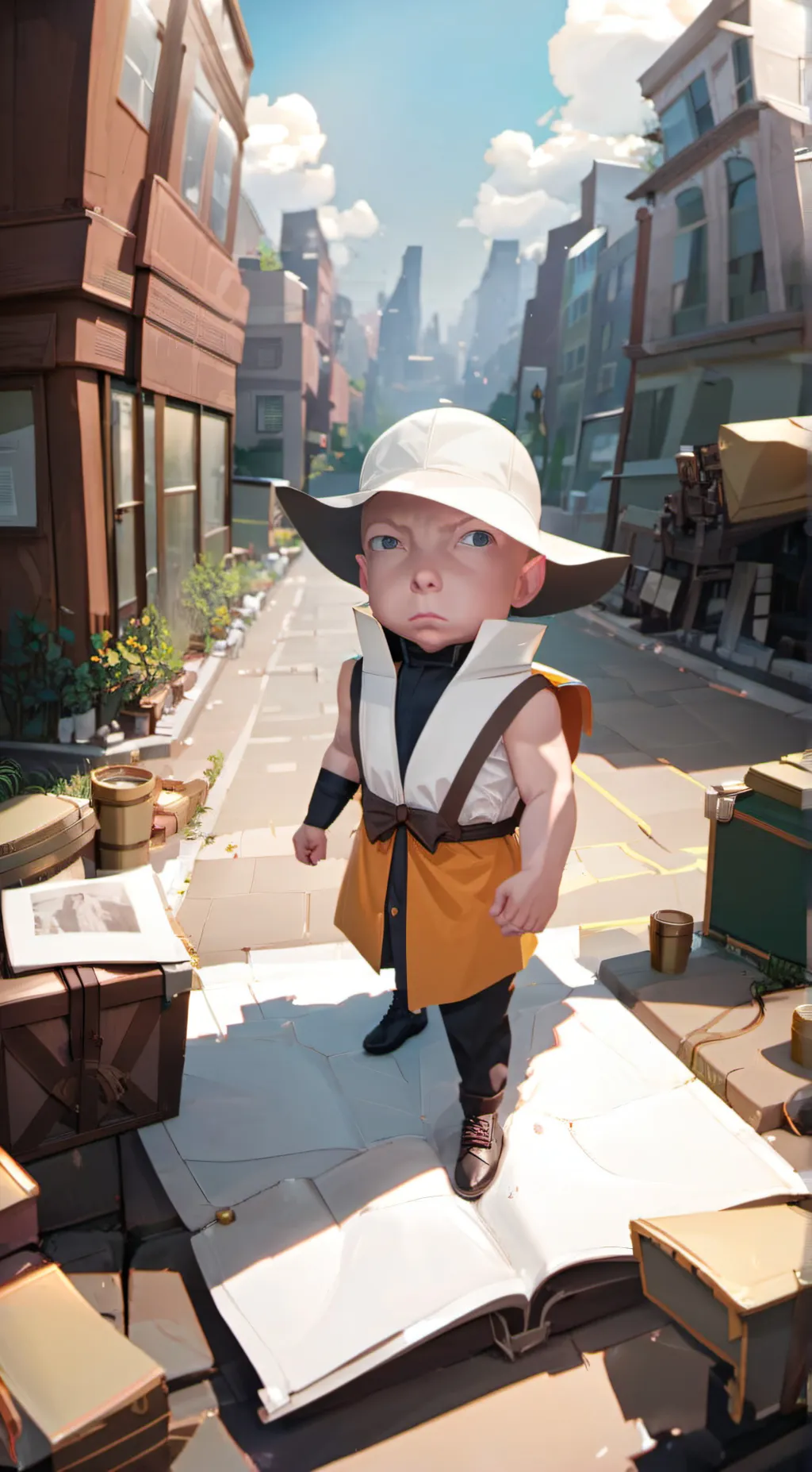 ai character: Jank background