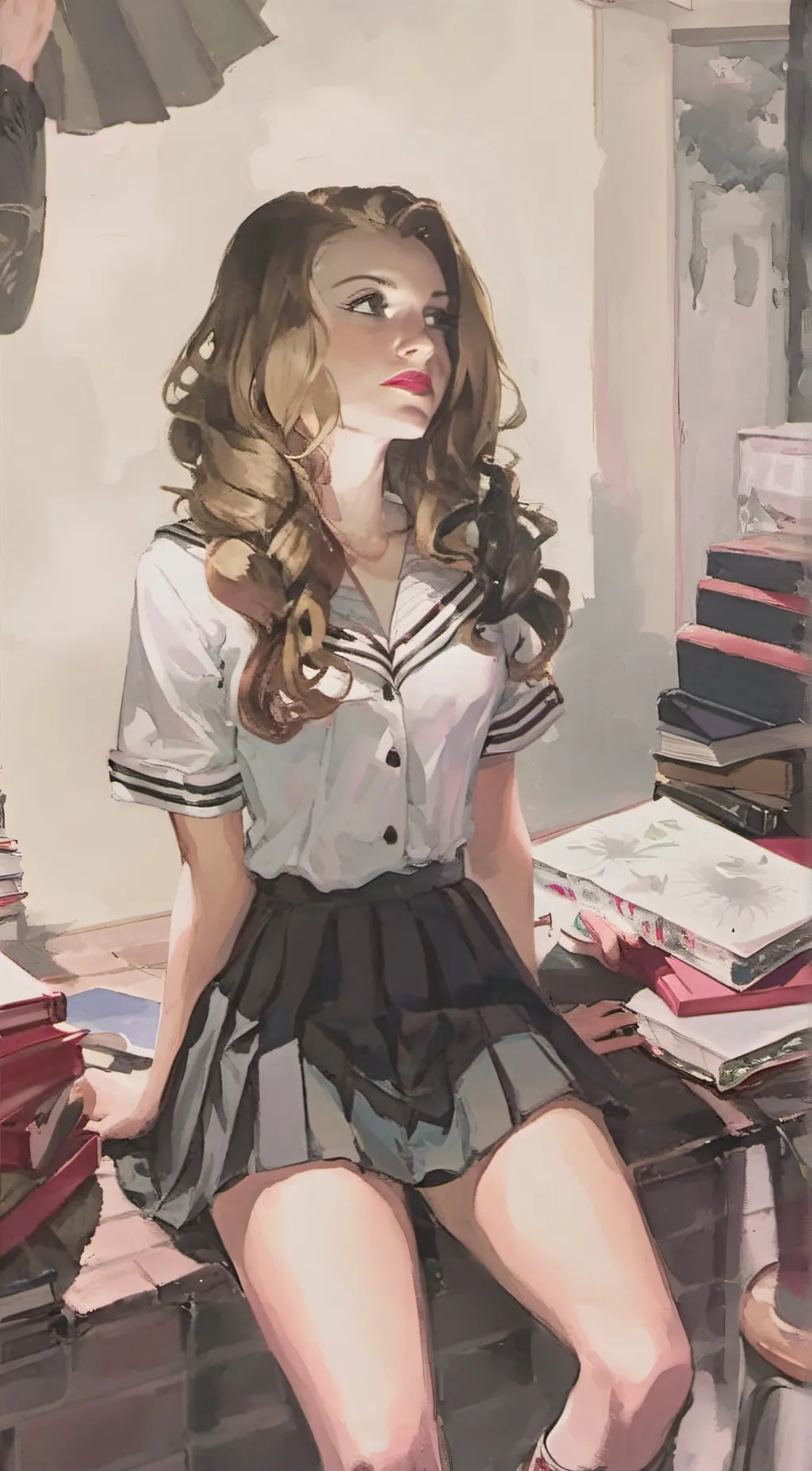 ai character: Clarissa  background