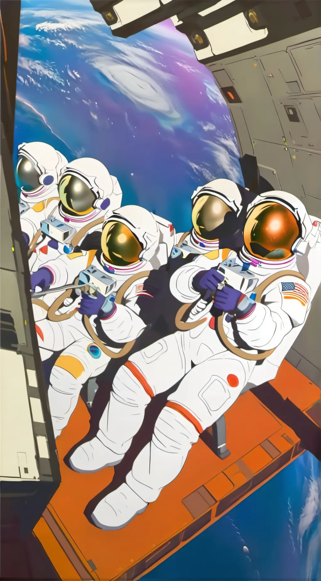 ai character: ☆꧁Among us☆꧂ background